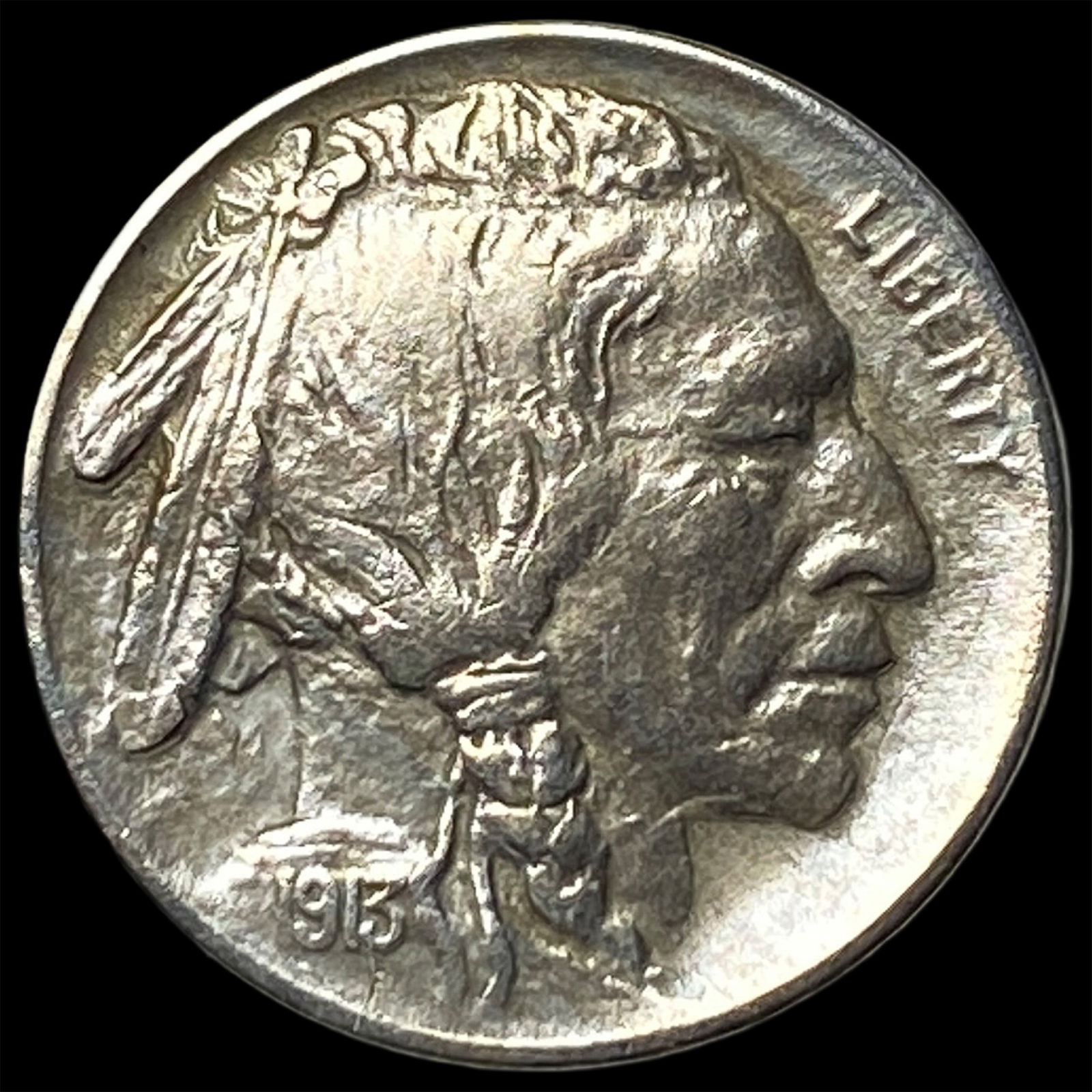 1913-D Buffalo Nickel Type 1 CHOICE AU: 1913-D Buffalo Nickel Type 1 CHOICE AU