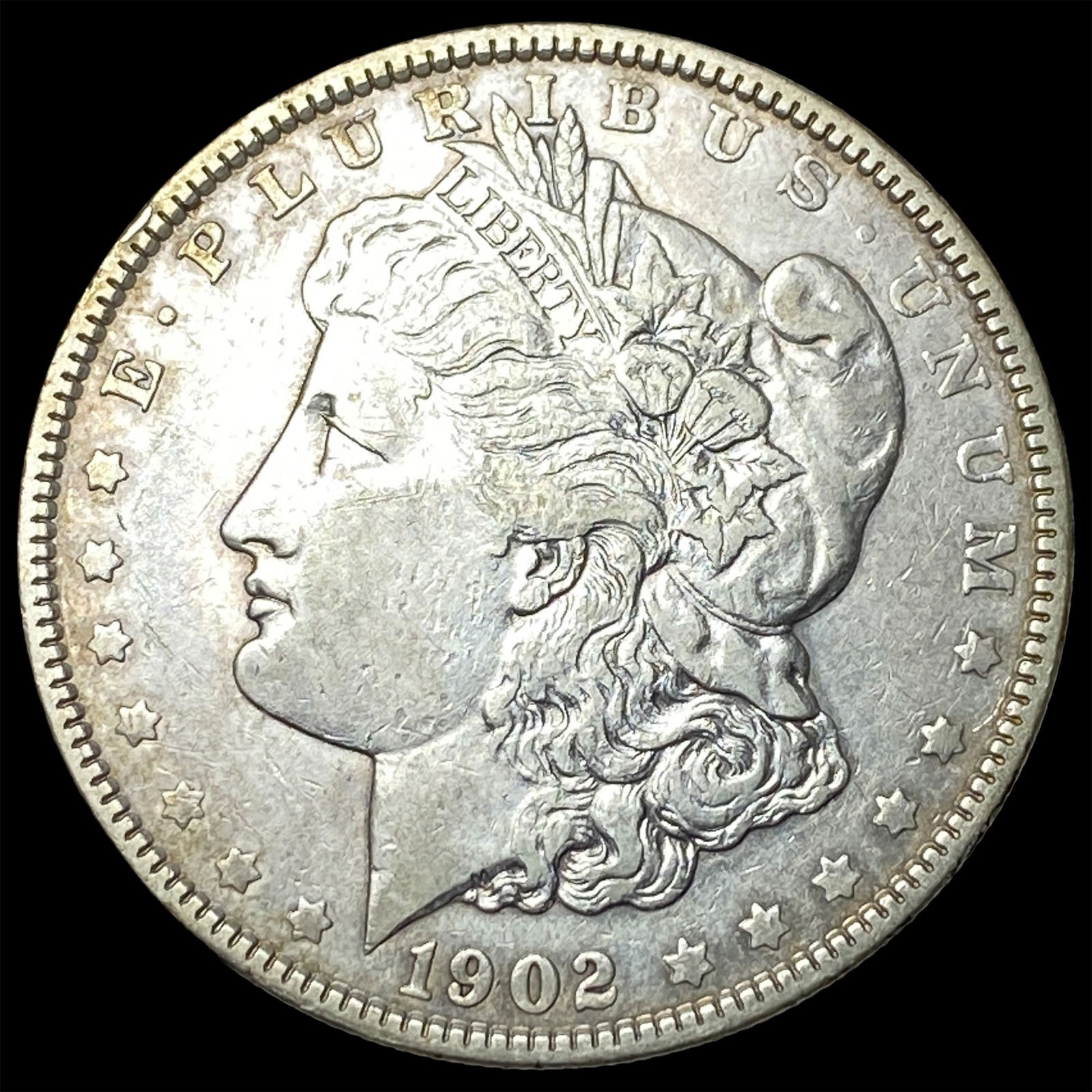 1902-O Silver Morgan Dollar NEARLY UNCIRCULATED: 1902-O Silver Morgan Dollar NEARLY UNCIRCULATED
