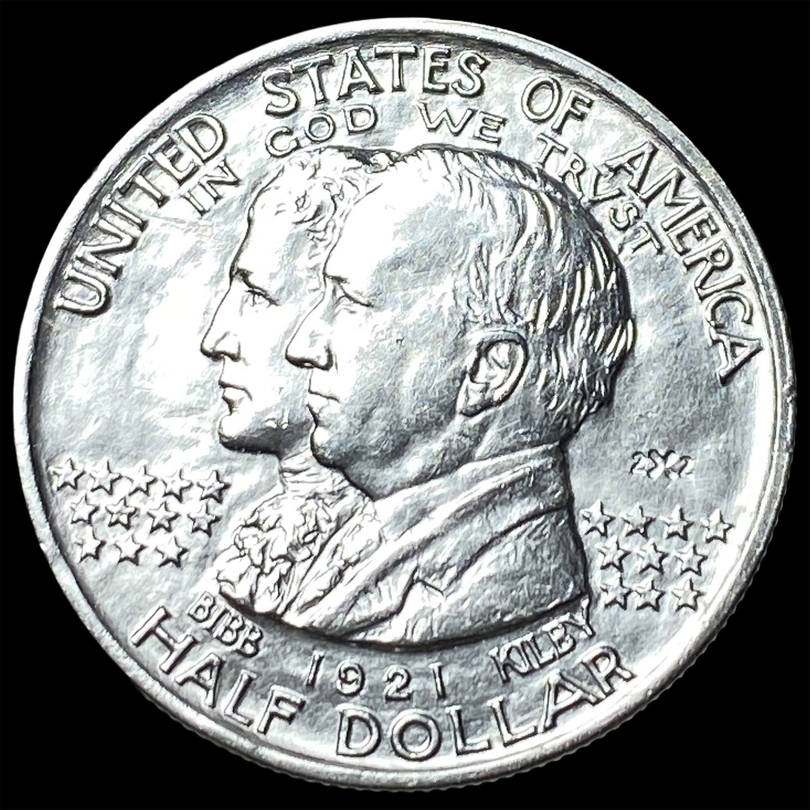 1921 Silver Half Dollar Alabama Centennial CLOSELY UNCIRCULATED (1 of 2)