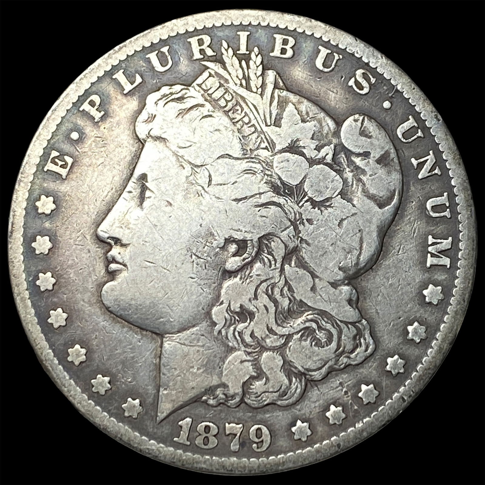 1879-CC Silver Morgan Dollar LIGHTLY CIRCULATED: 1879-CC Silver Morgan Dollar LIGHTLY CIRCULATED