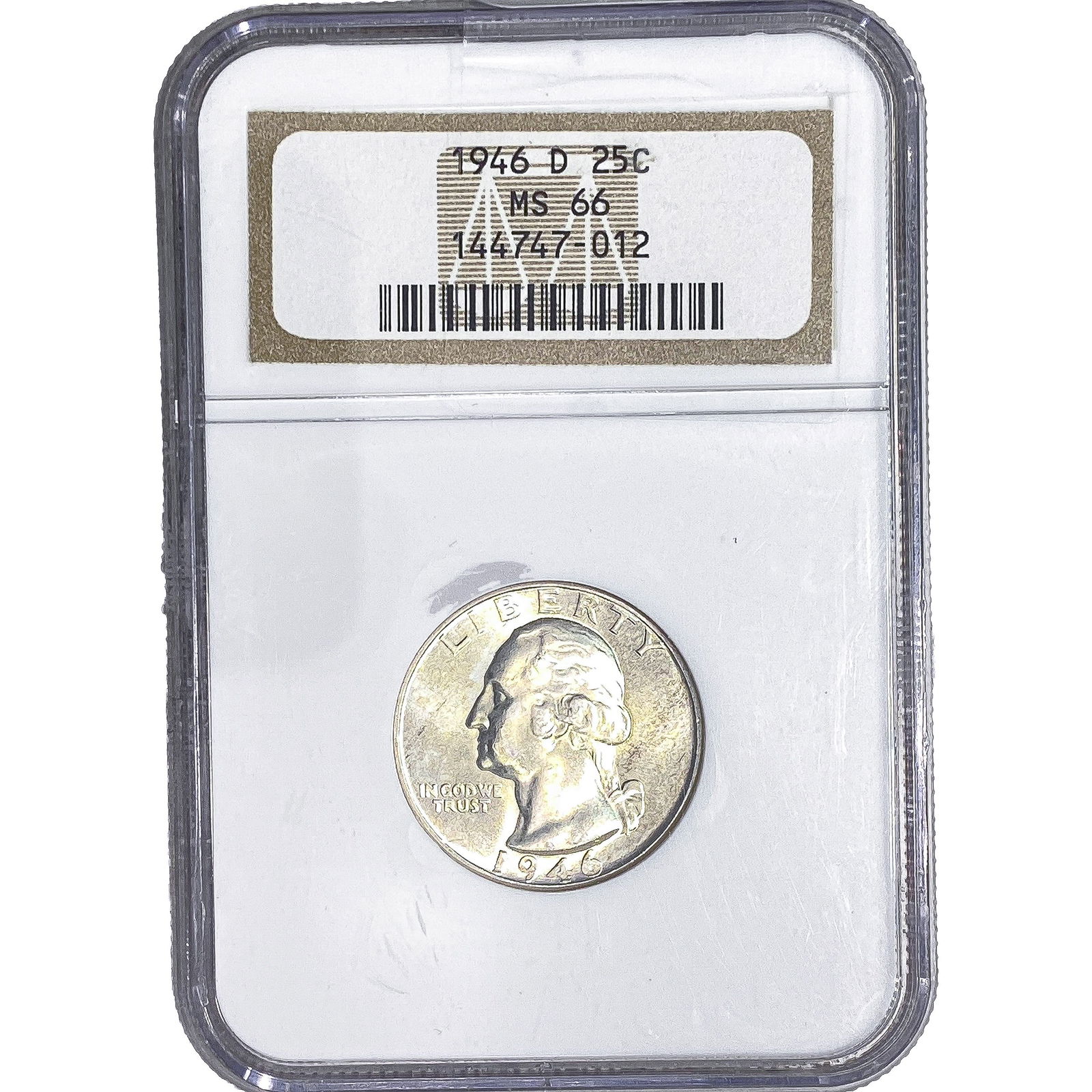 1946-D Washington Silver Quarter NGC MS66 (1 of 2)