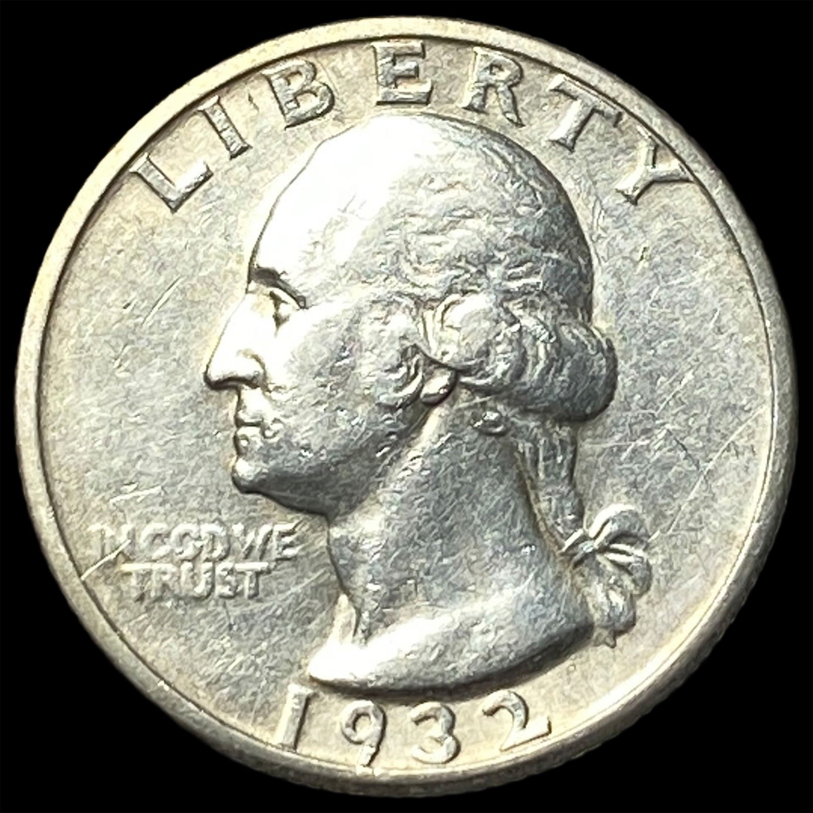 1932-S Silver Washington Quarter CLOSELY UNCIRCULATED: 1932-S Silver Washington Quarter CLOSELY UNCIRCULATED
