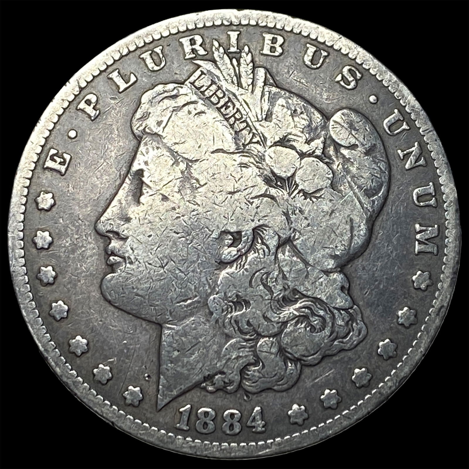 1884-CC Silver Morgan Dollar NICELY CIRCULATED: 1884-CC Silver Morgan Dollar NICELY CIRCULATED