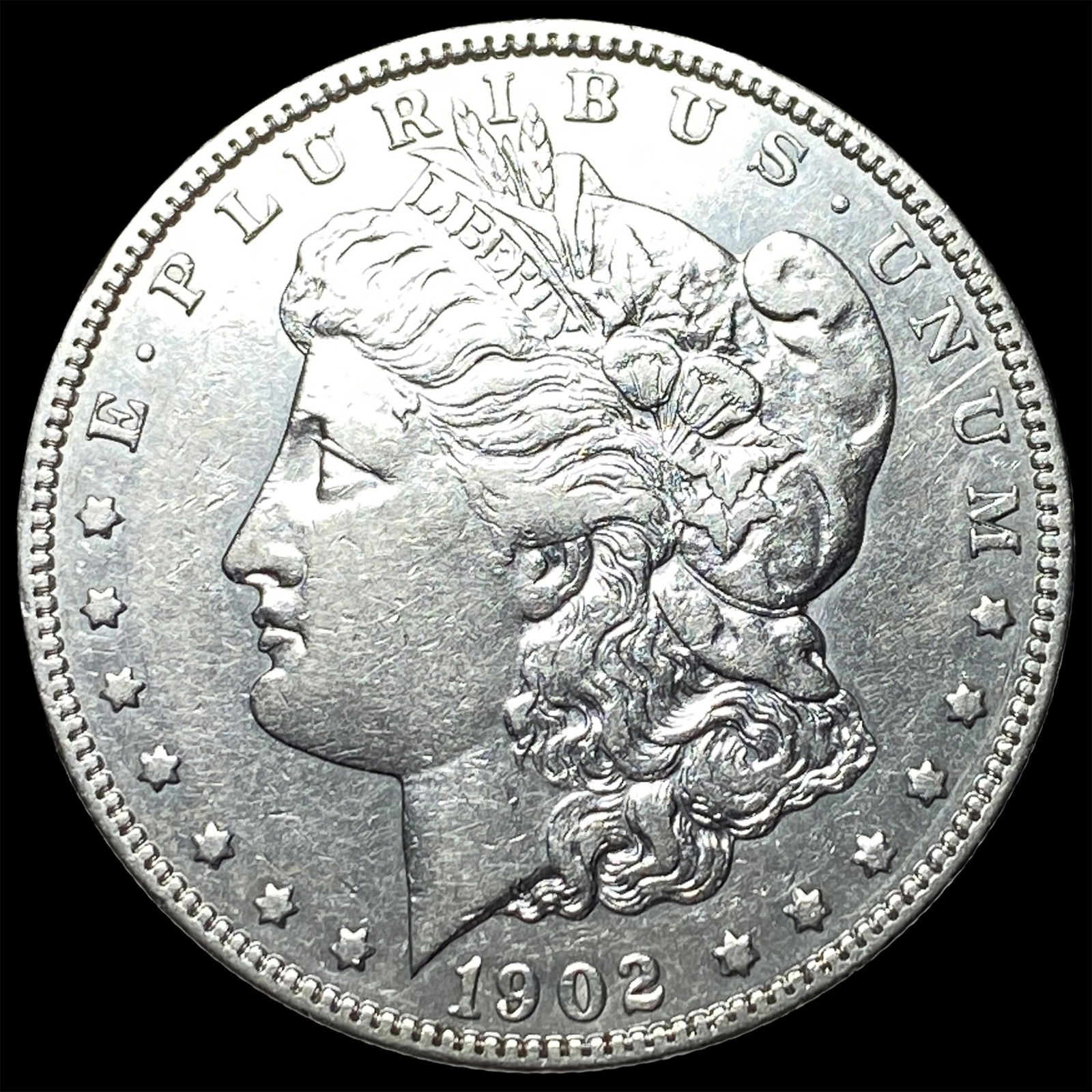 1902 Morgan Silver Dollar NEARLY UNCIRCULATED: 1902 Morgan Silver Dollar NEARLY UNCIRCULATED