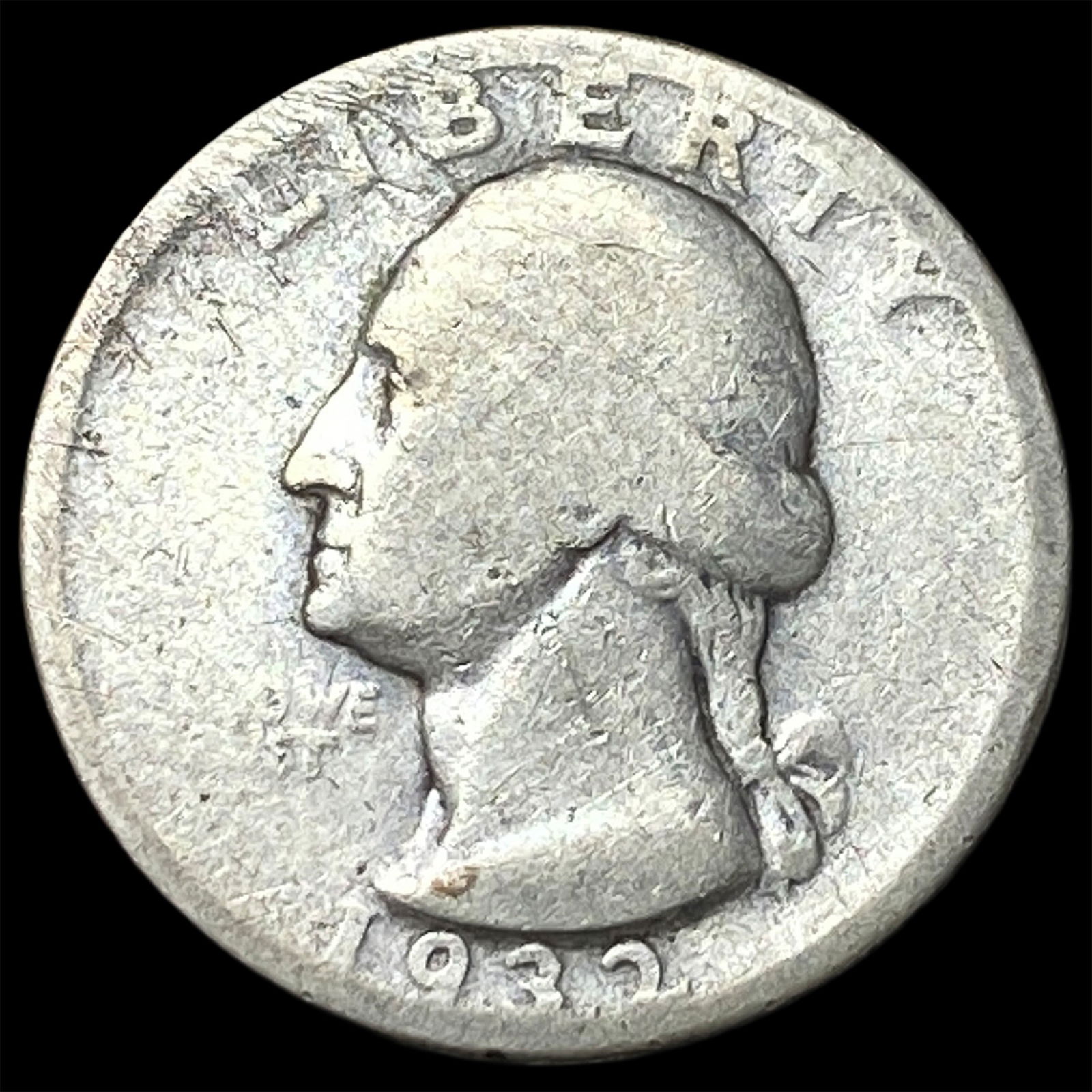 1932-D Silver Washington Quarter NICELY CIRCULATED (1 of 2)