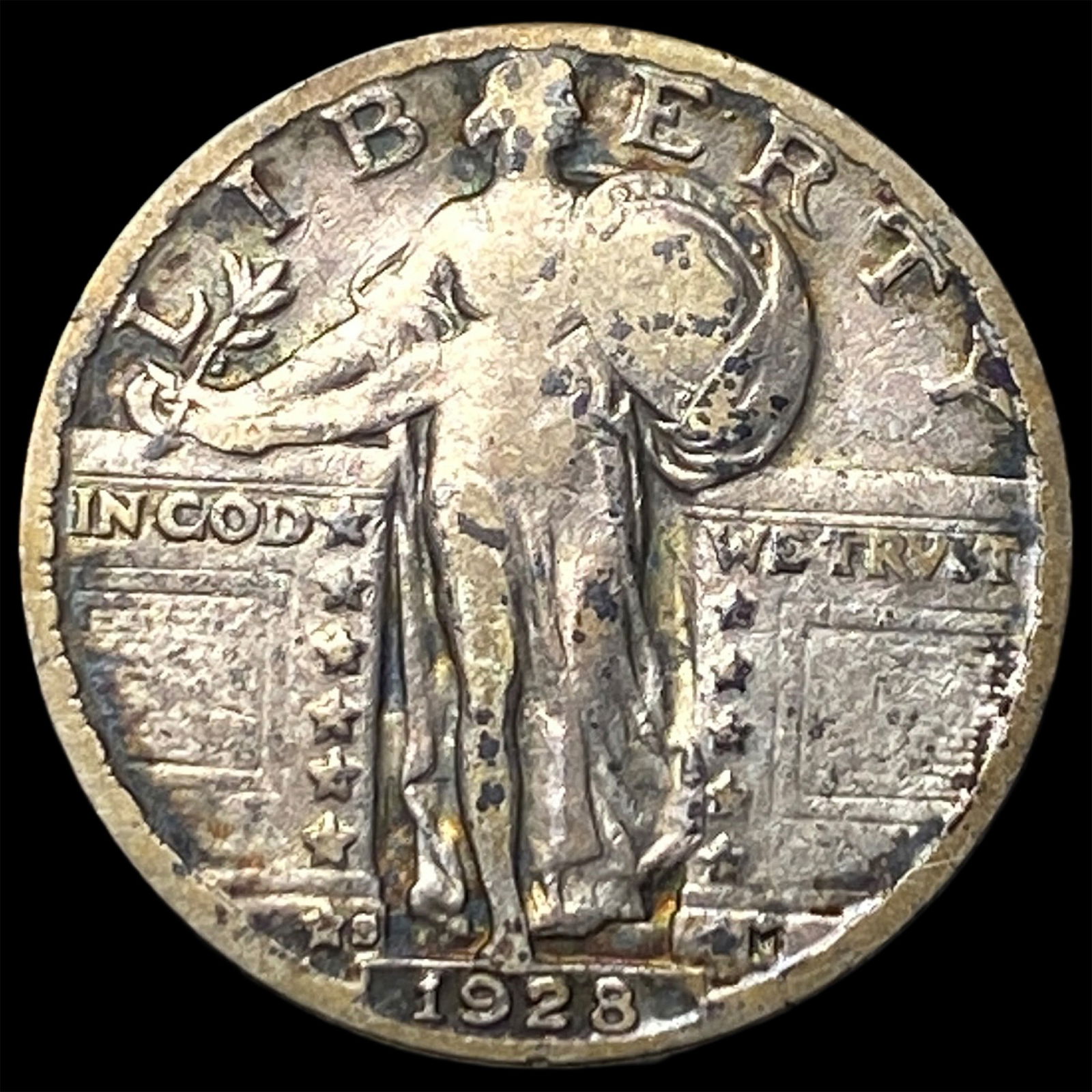 1928 Standing Liberty Quarter LIGHTLY CIRCULATED: 1928 Standing Liberty Quarter LIGHTLY CIRCULATED