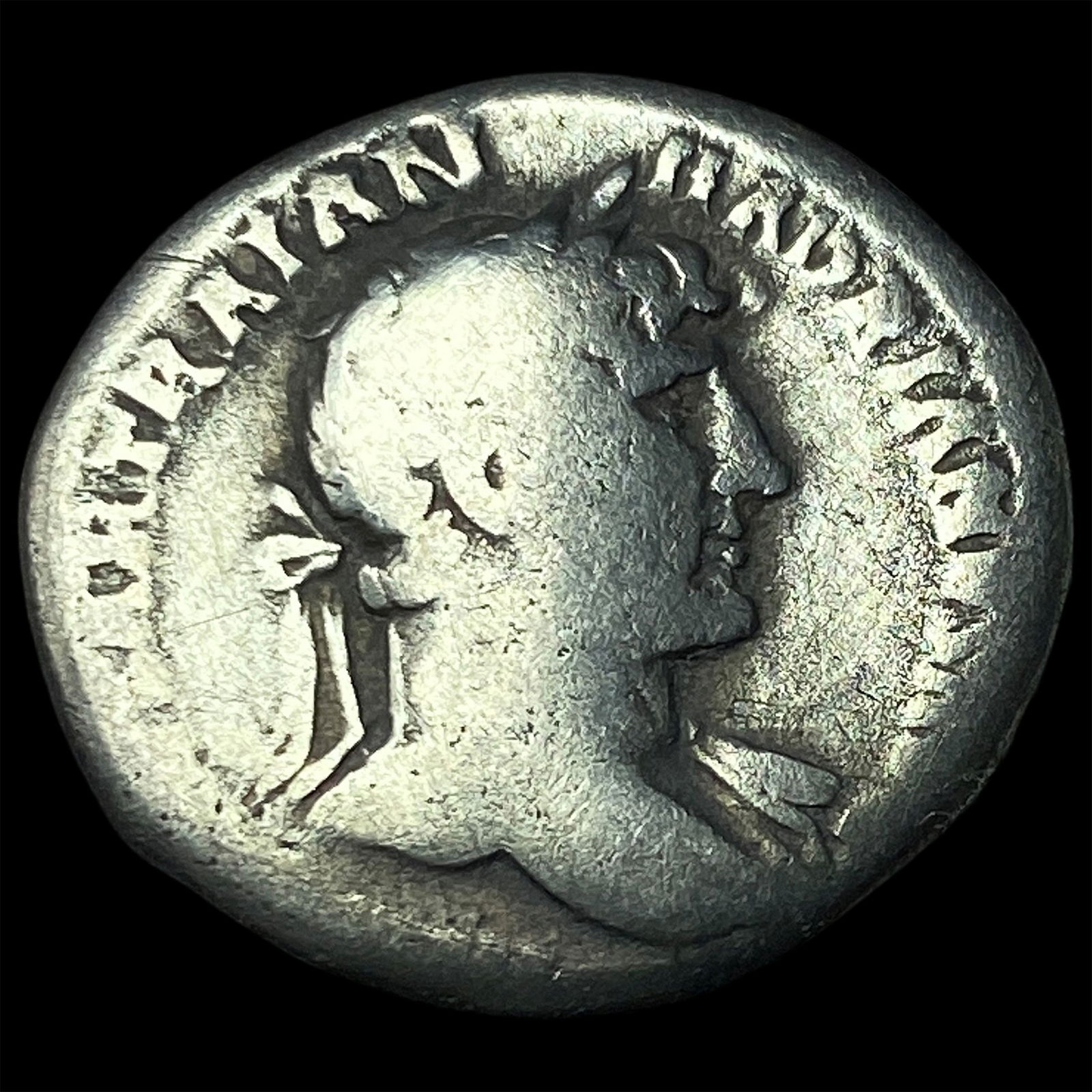 Roman Empire Hadrian 117-138 AD Silver Denarius NEARLY UNCIRCULATED: Roman Empire Hadrian 117-138 AD Silver Denarius NEARLY UNCIRCULATED