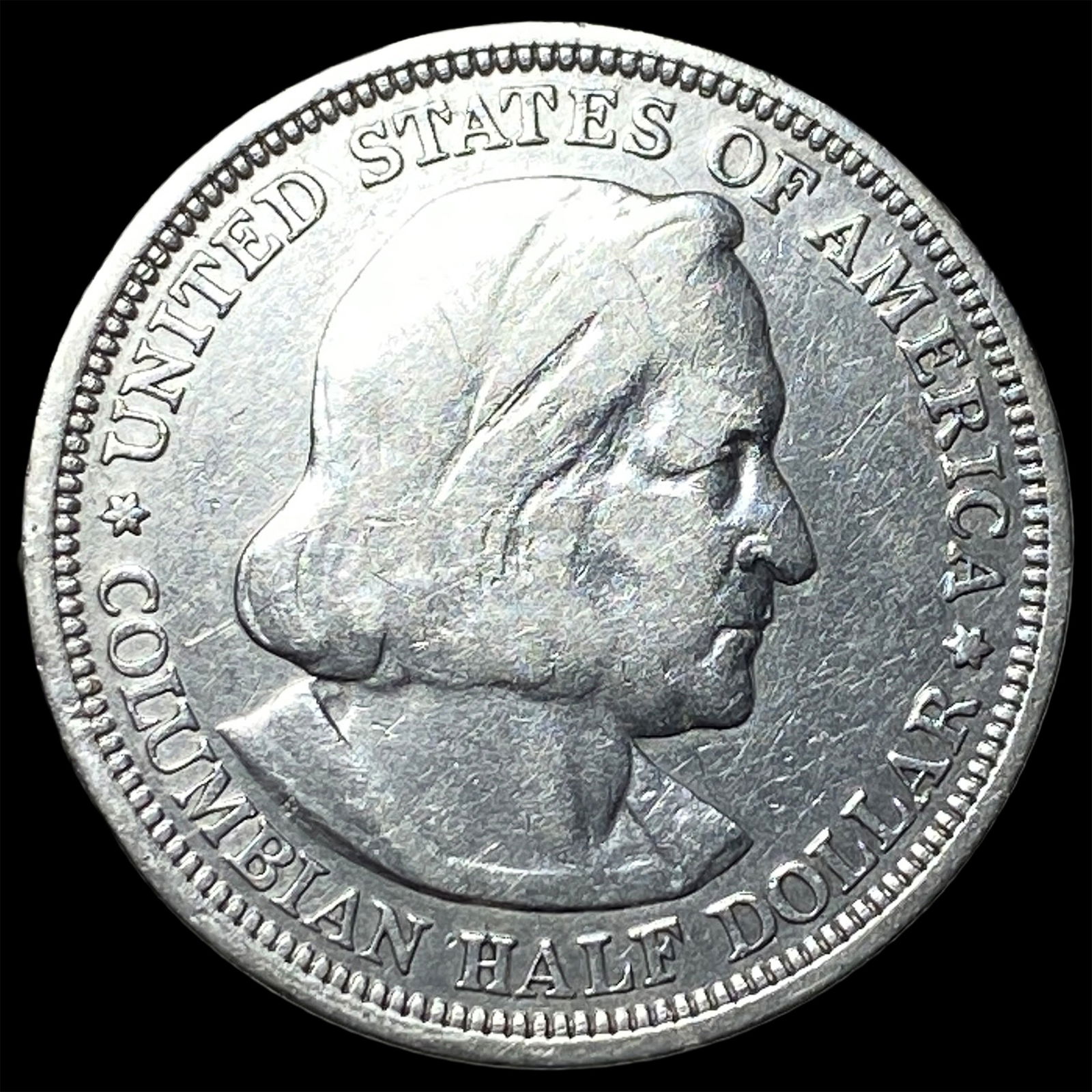 1893 Silver Columbian Half Dollar NEARLY UNCIRCULATED (1 of 2)