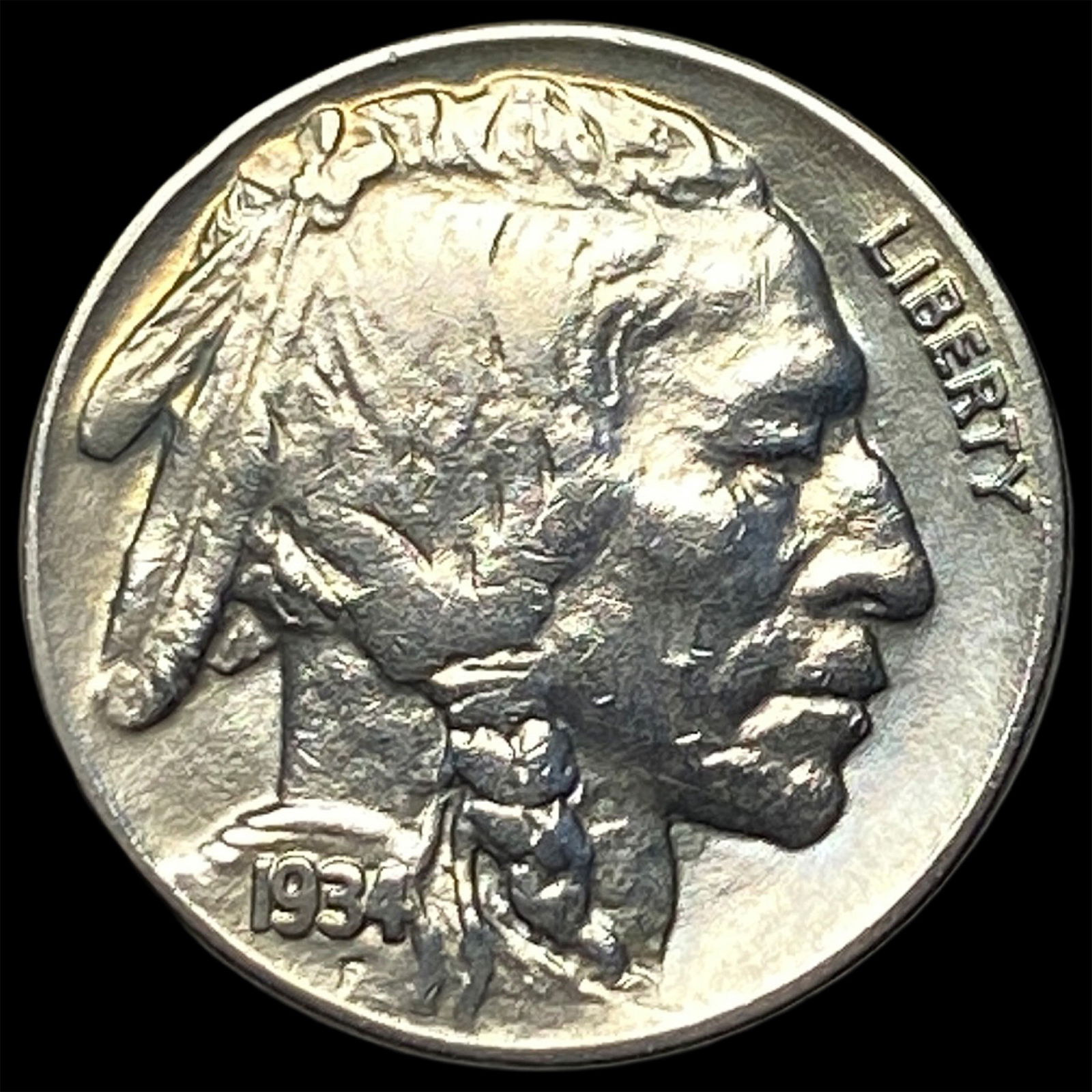 1934 Buffalo Nickel CLOSELY UNCIRCULATED (1 of 2)
