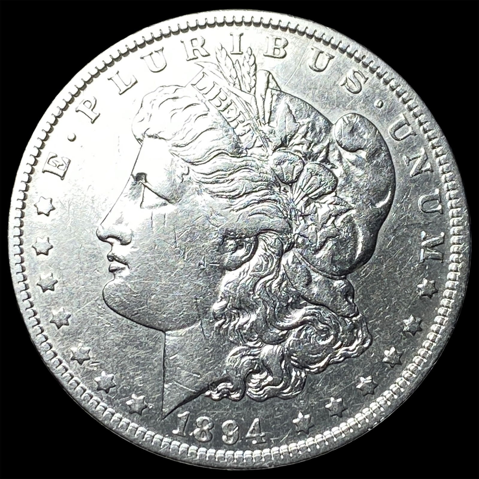 1894-O Silver Morgan Dollar NEARLY UNCIRCULATED: 1894-O Silver Morgan Dollar NEARLY UNCIRCULATED