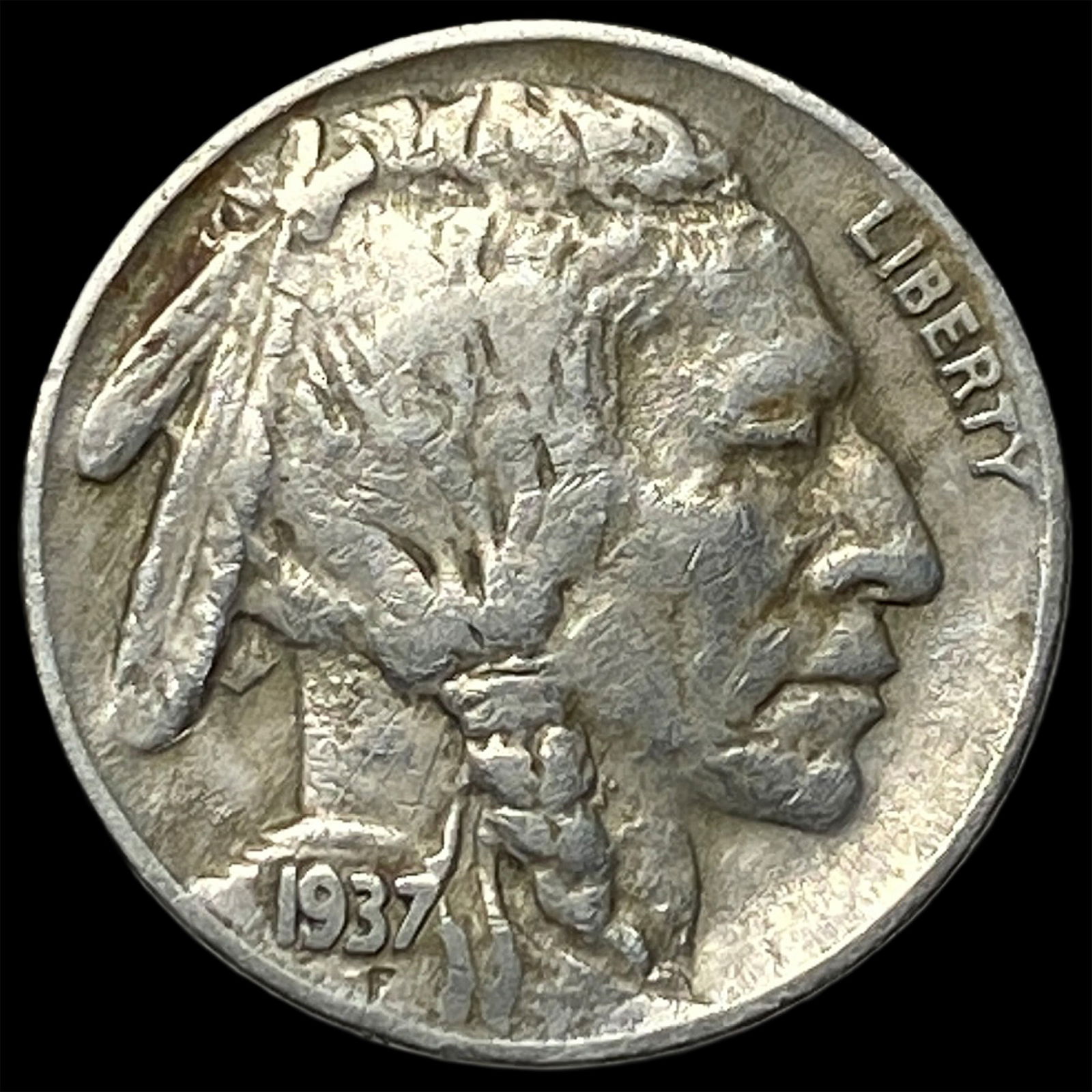 1937-D Buffalo Nickel NEARLY UNCIRCULATED (1 of 2)