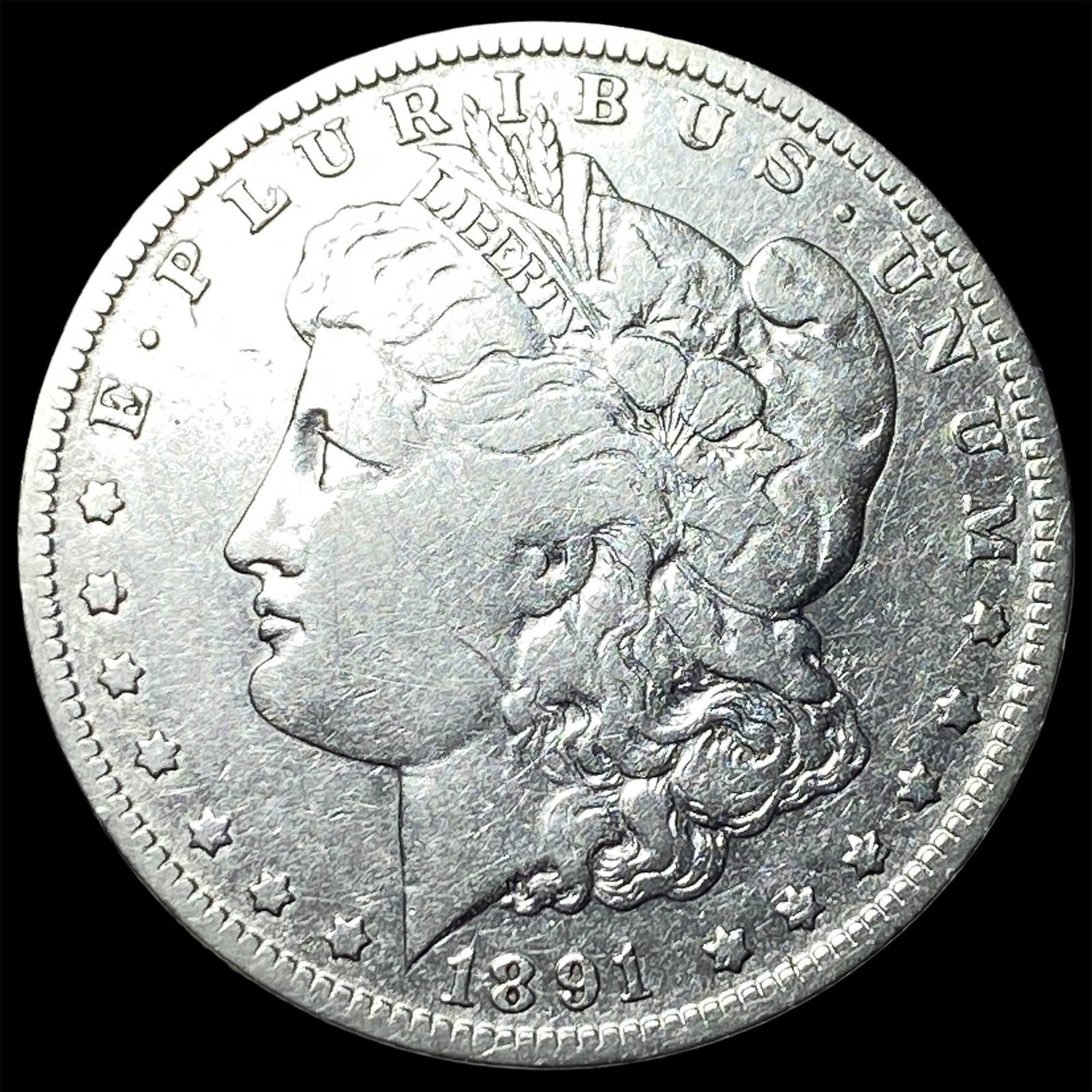 1891-O Silver Morgan Dollar LIGHTLY CIRCULATED: 1891-O Silver Morgan Dollar LIGHTLY CIRCULATED