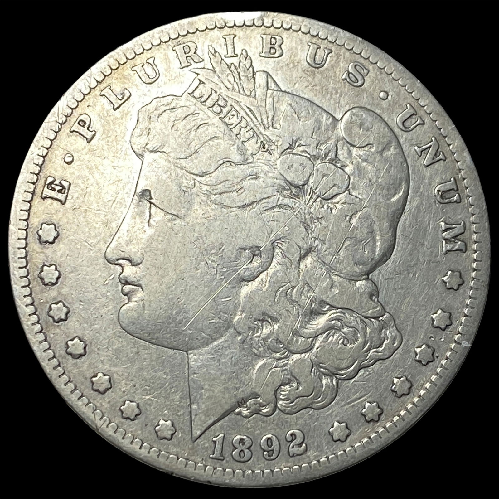 1892-S Silver Morgan Dollar LIGHTLY CIRCULATED (1 of 2)