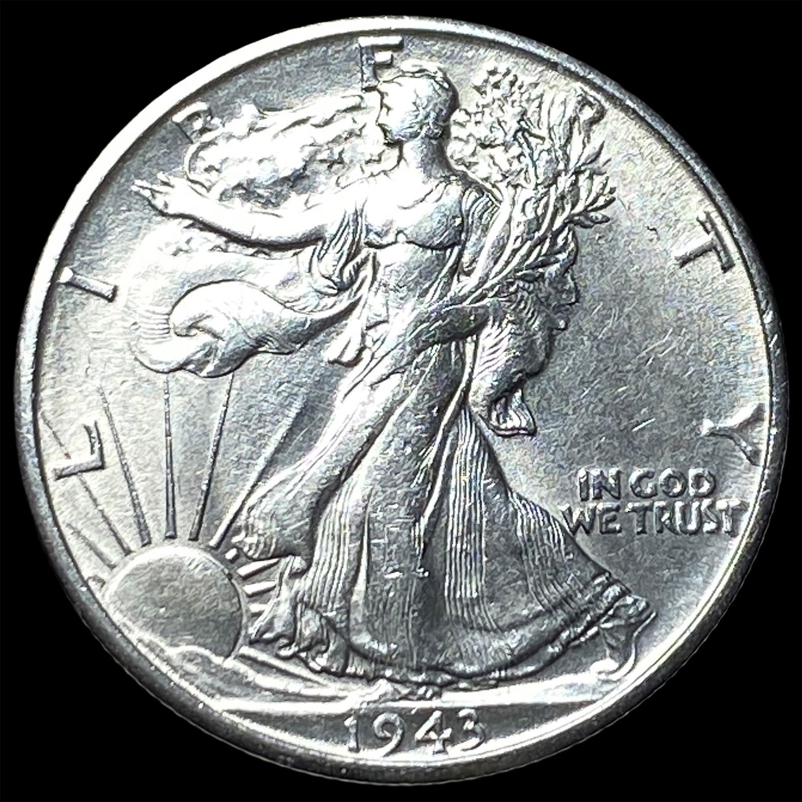 1943-S Silver Walking Liberty Half Dollar UNCIRCULATED (1 of 2)