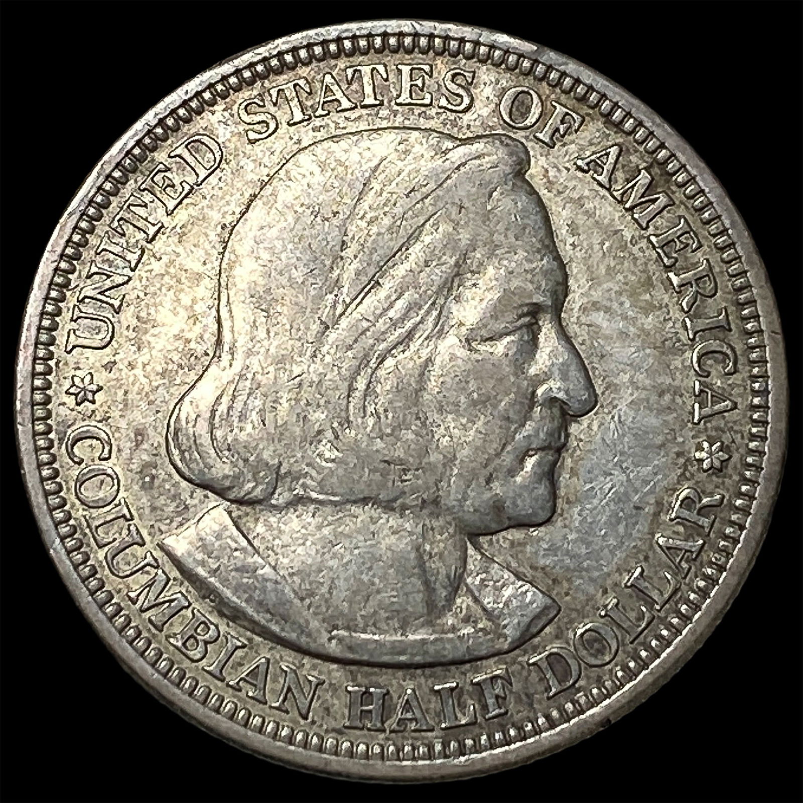 1893 Silver Columbian Half Dollar NEARLY UNCIRCULATED (1 of 2)