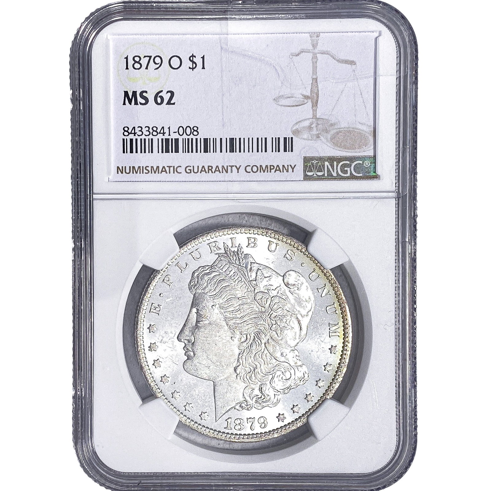 1879-O Morgan Silver Dollar NGC MS62 (1 of 2)