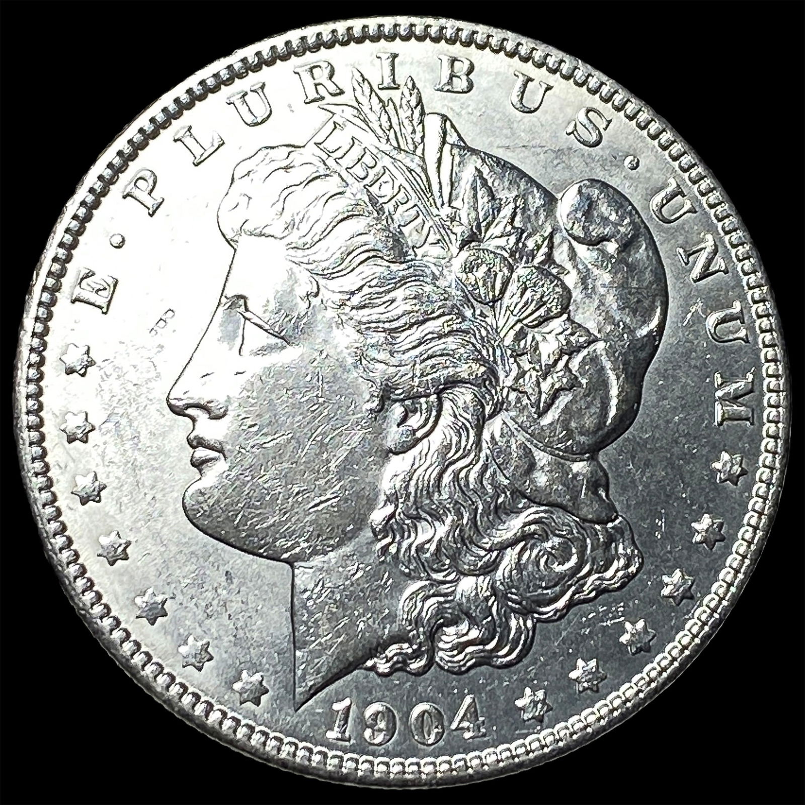 1904 Silver Morgan Dollar UNCIRCULATED: 1904 Silver Morgan Dollar UNCIRCULATED