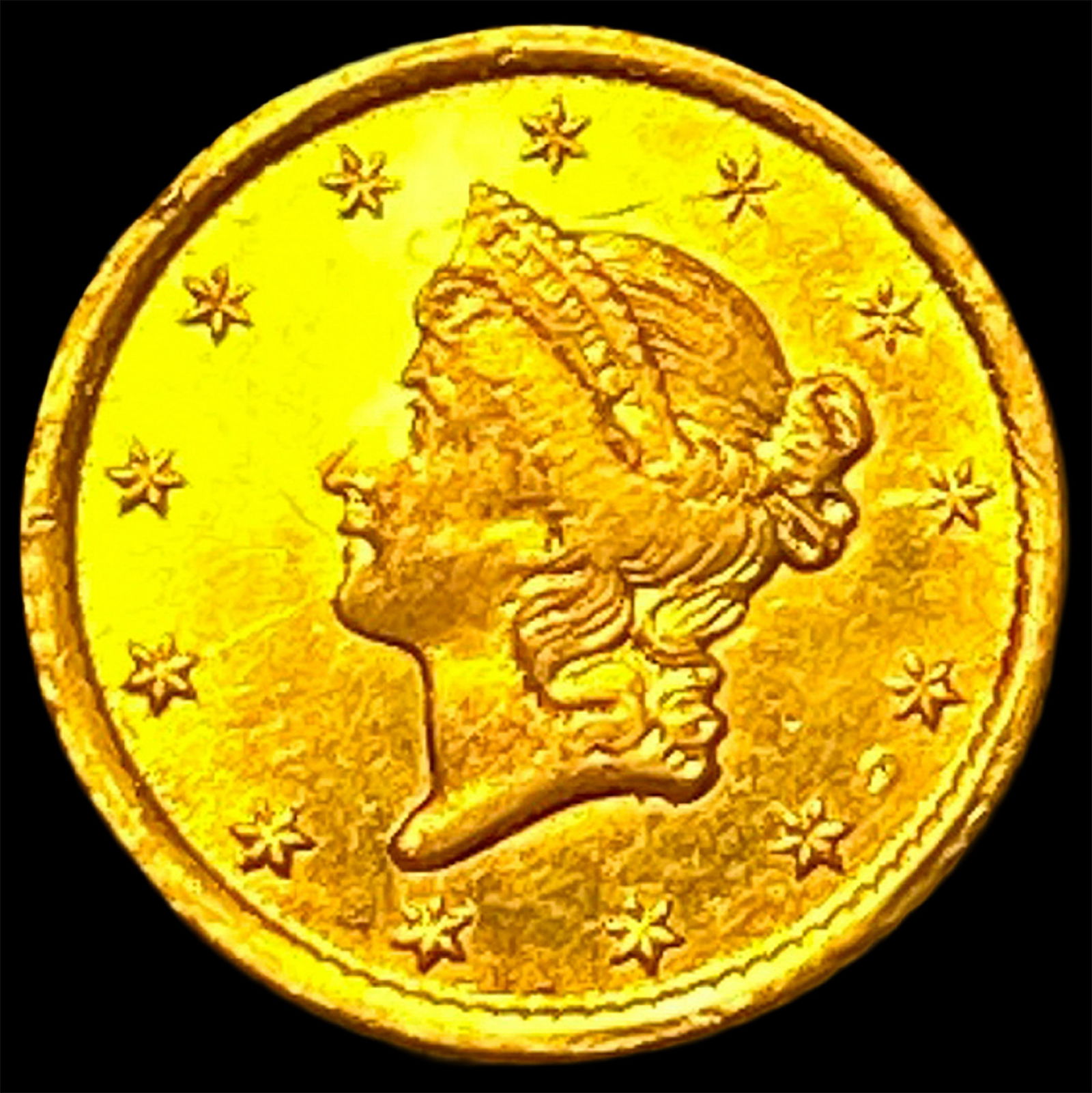 1851-O Gold $1 Liberty Head CLOSELY UNCIRCULATED: 1851-O Gold $1 Liberty Head CLOSELY UNCIRCULATED
