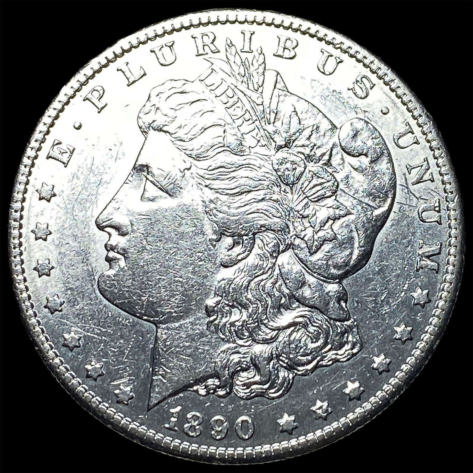 1890-S Silver Morgan Dollar UNCIRCULATED: 1890-S Silver Morgan Dollar UNCIRCULATED