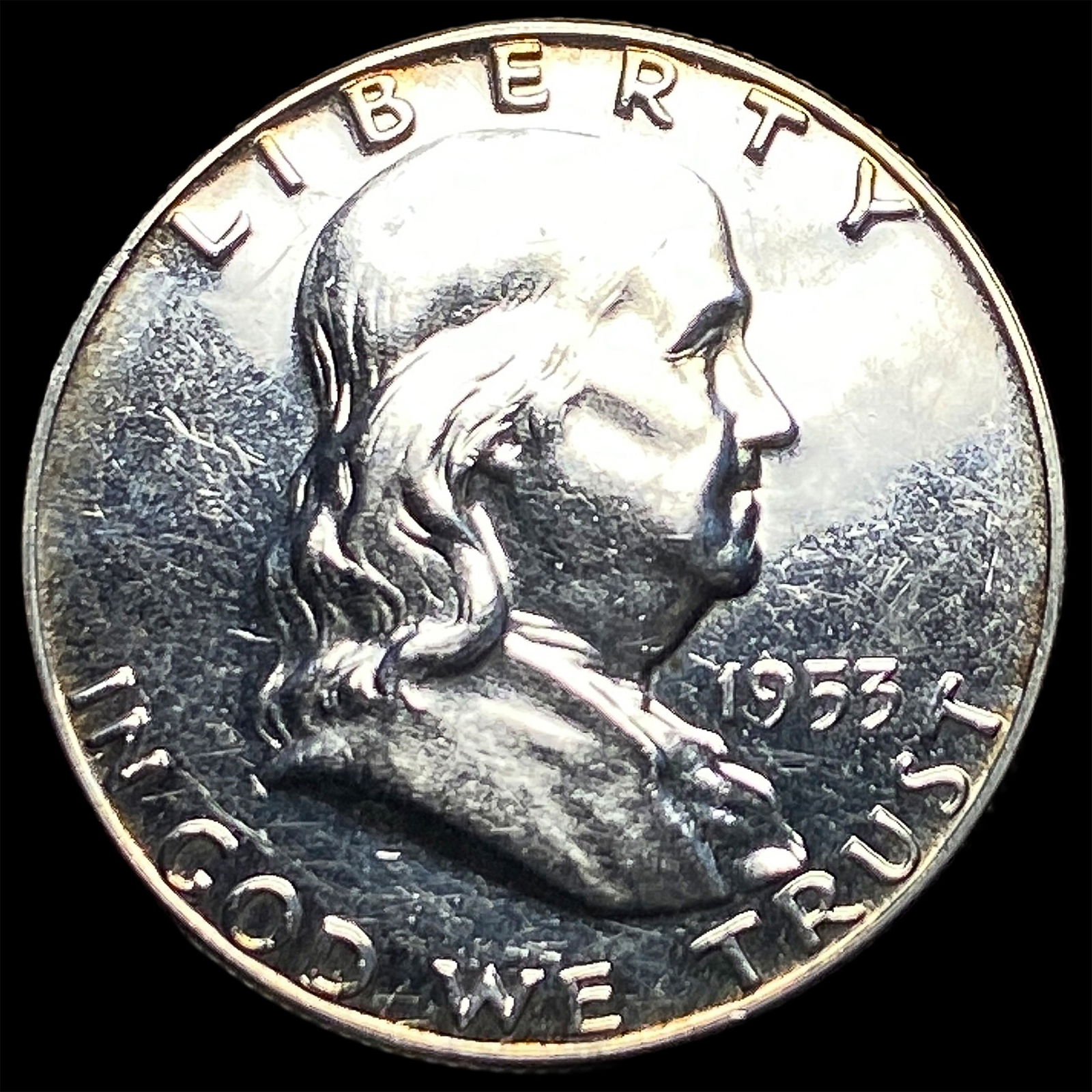 1953 Franklin Silver Half Dollar CHOICE PROOF: 1953 Franklin Silver Half Dollar CHOICE PROOF