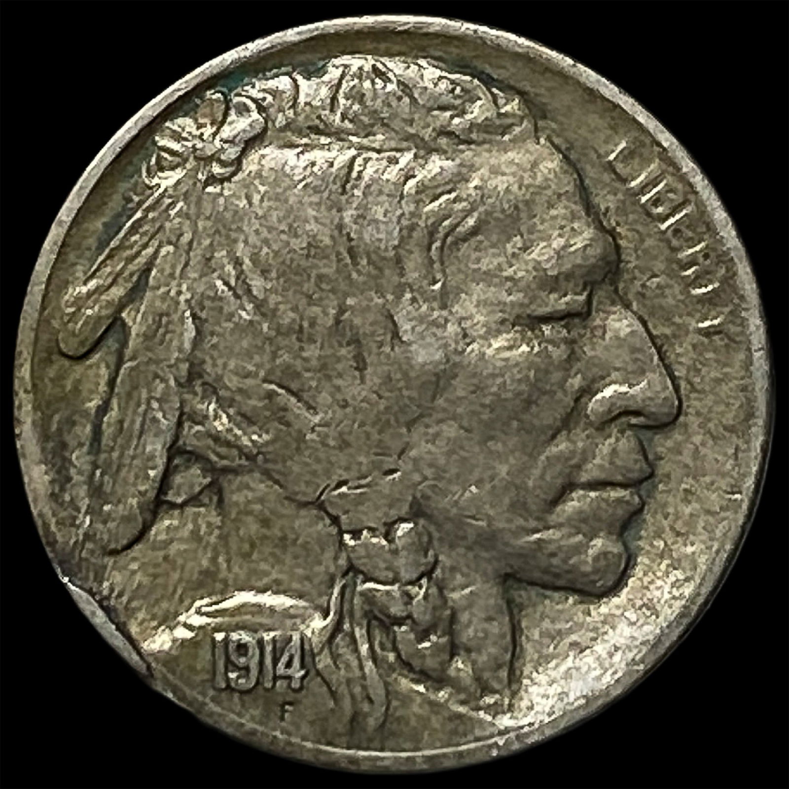 1914-S Buffalo Nickel CLOSELY UNCIRCULATED: 1914-S Buffalo Nickel CLOSELY UNCIRCULATED