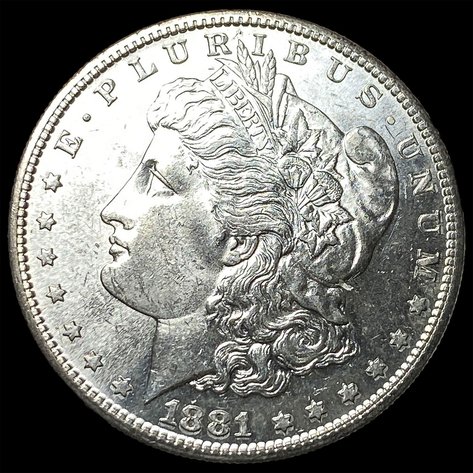 1881-S Silver Morgan Dollar CHOICE BU: 1881-S Silver Morgan Dollar CHOICE BU
