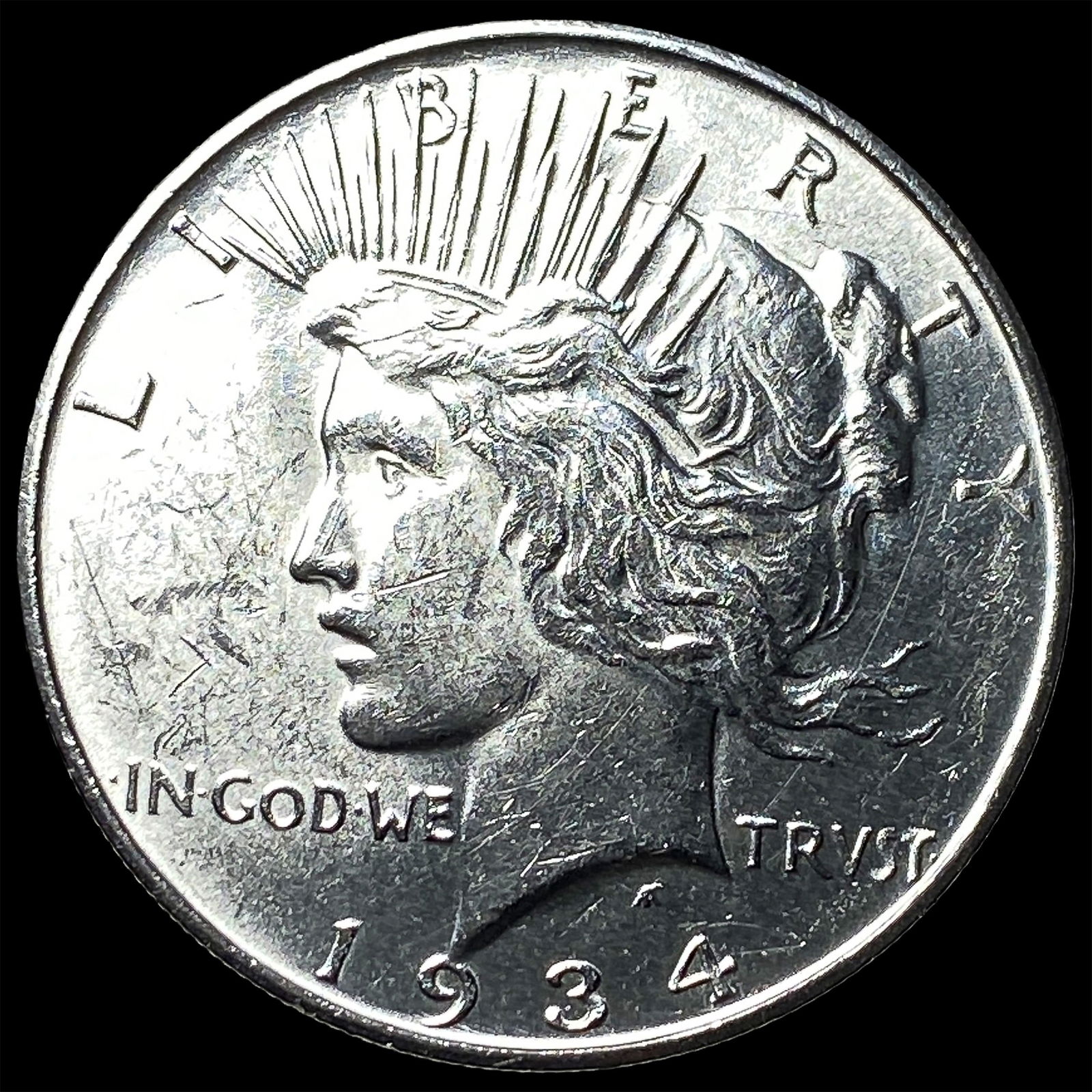 1934 Silver Peace Dollar UNCIRCULATED (1 of 2)
