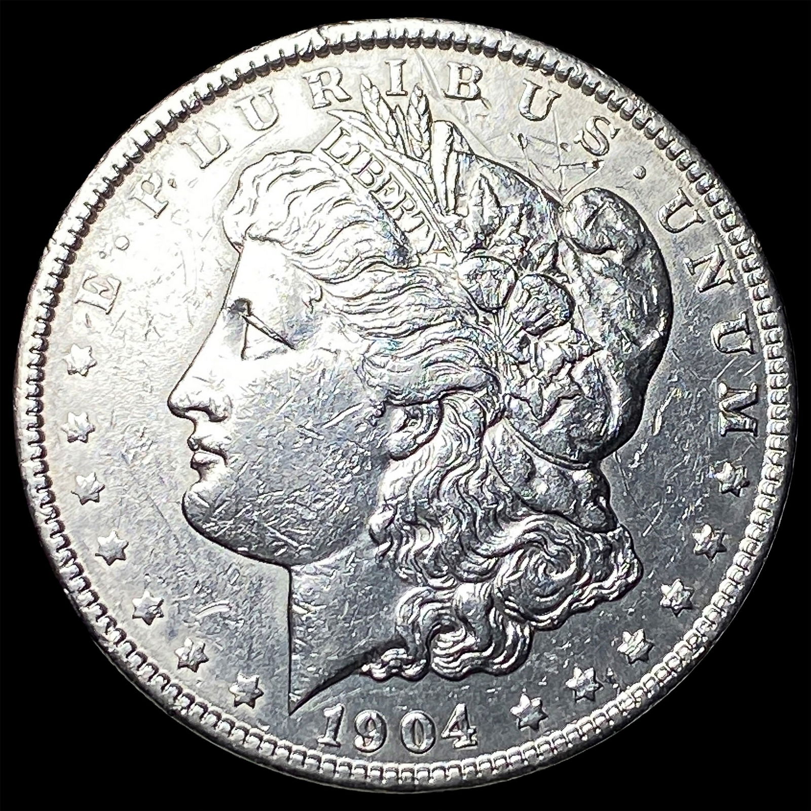 1904-S Silver Morgan Dollar CLOSELY UNCIRCULATED: 1904-S Silver Morgan Dollar CLOSELY UNCIRCULATED