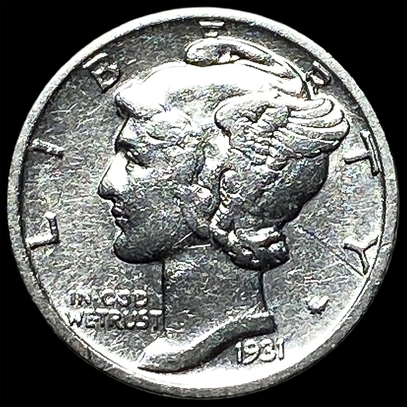 1931 Mercury Dime CLOSELY UNCIRCULATED (1 of 2)