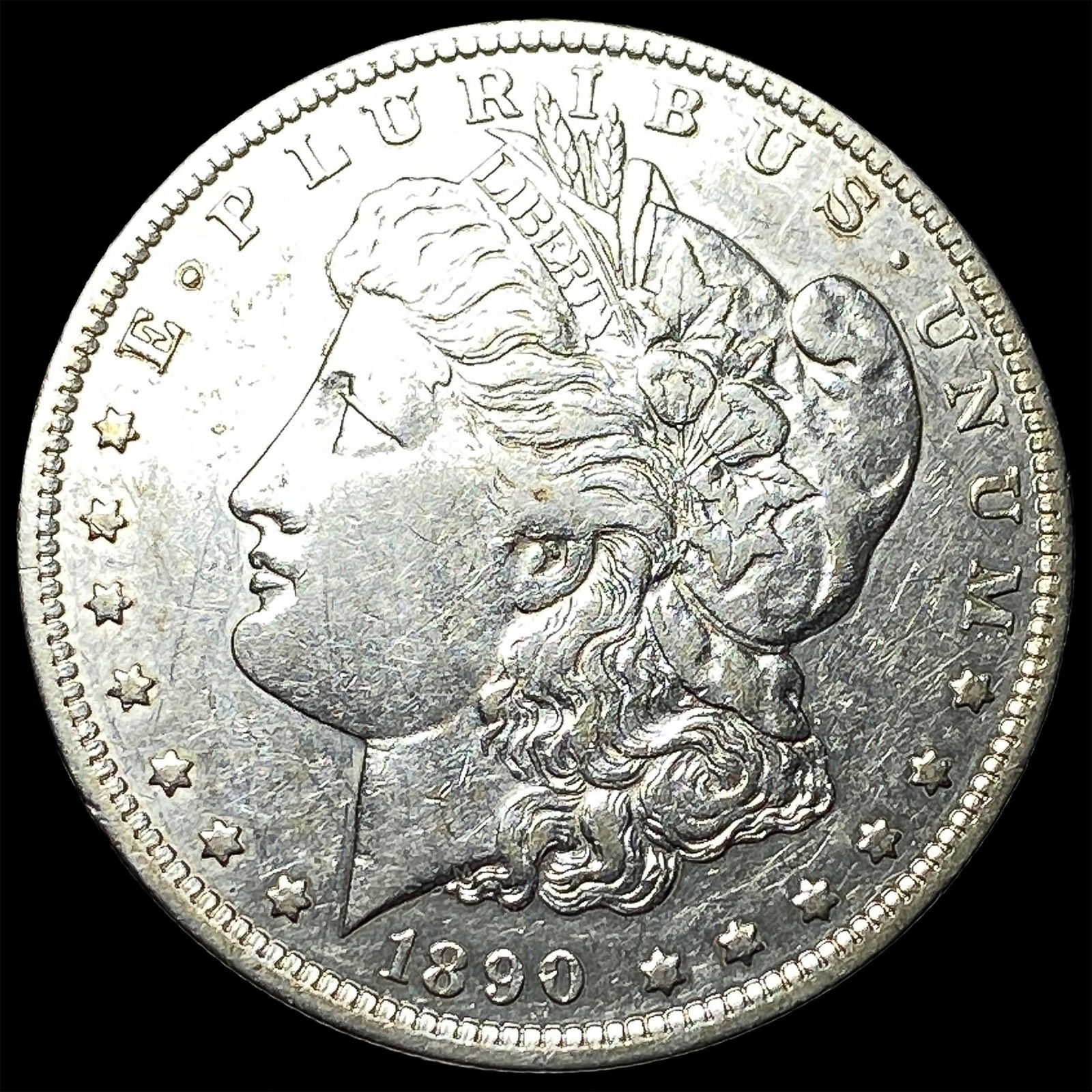 1890-O Silver Morgan Dollar NEARLY UNCIRCULATED: 1890-O Silver Morgan Dollar NEARLY UNCIRCULATED