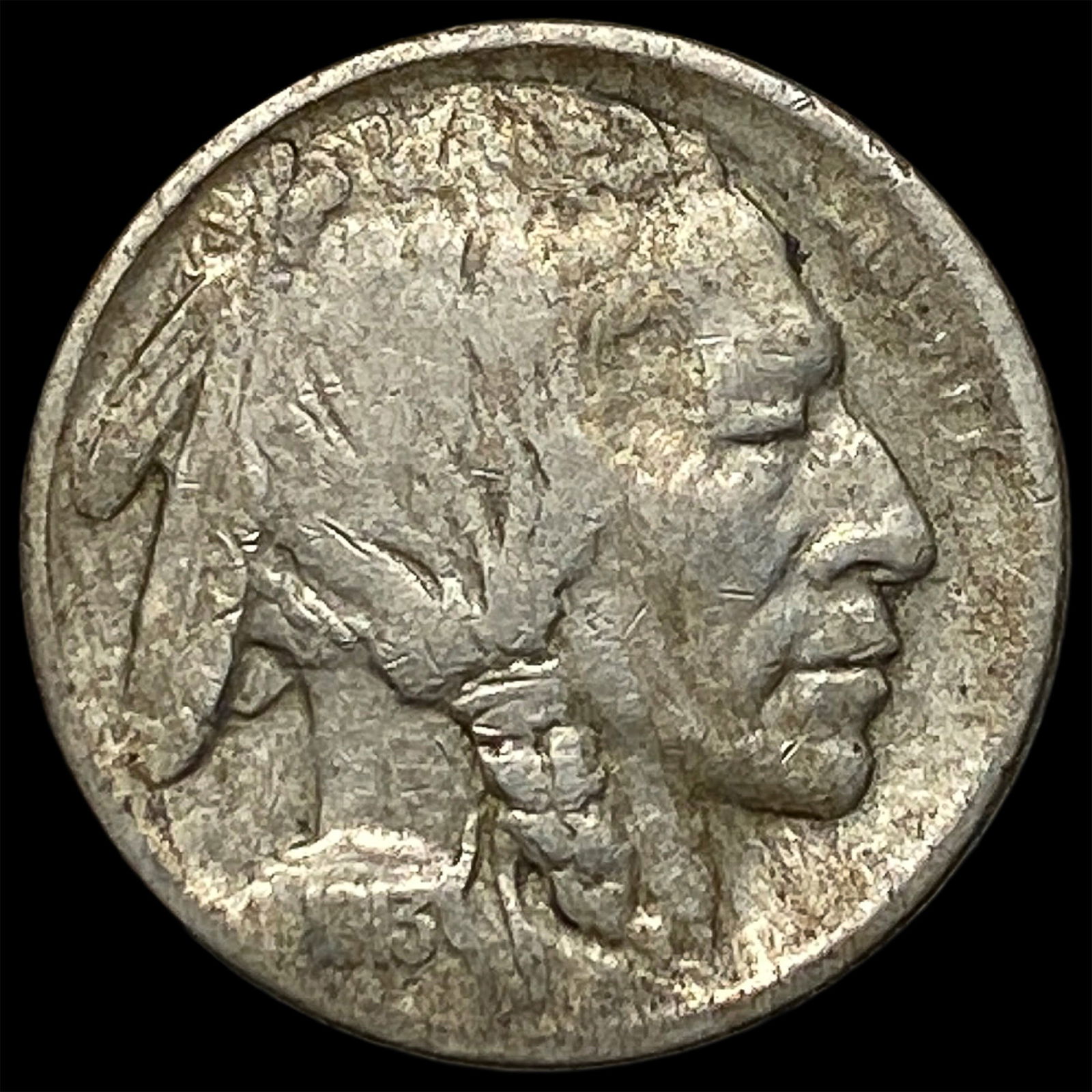 1913 Type 1 Buffalo Nickel LIGHTLY CIRCULATED: 1913 Type 1 Buffalo Nickel LIGHTLY CIRCULATED