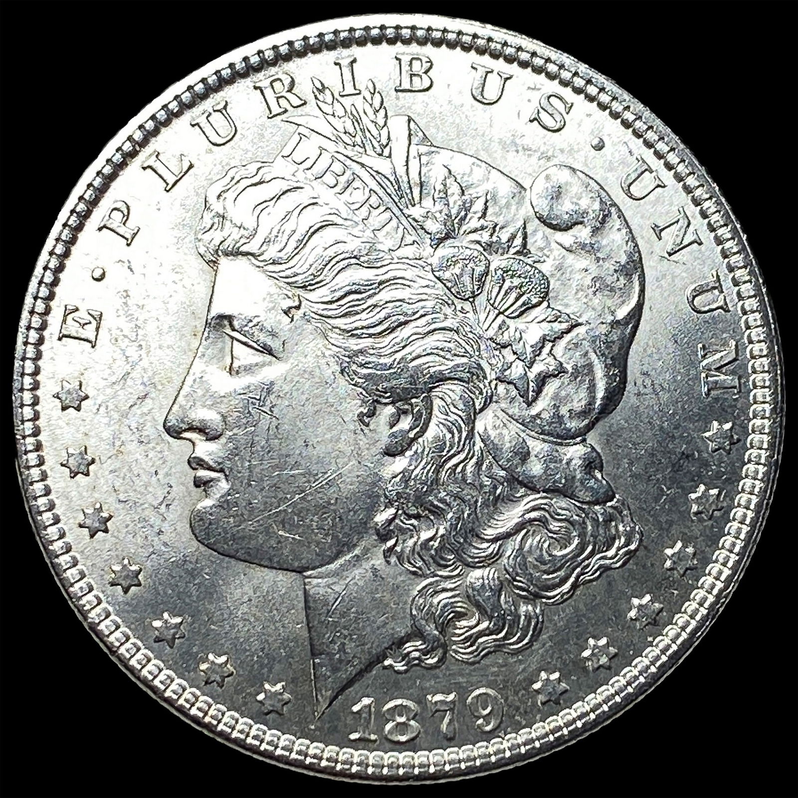 1879-S Silver Morgan Dollar CHOICE BU: 1879-S Silver Morgan Dollar CHOICE BU