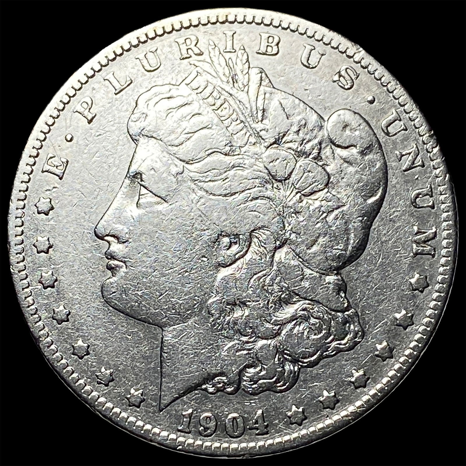 1904-S Silver Morgan Dollar LIGHTLY CIRCULATED: 1904-S Silver Morgan Dollar LIGHTLY CIRCULATED