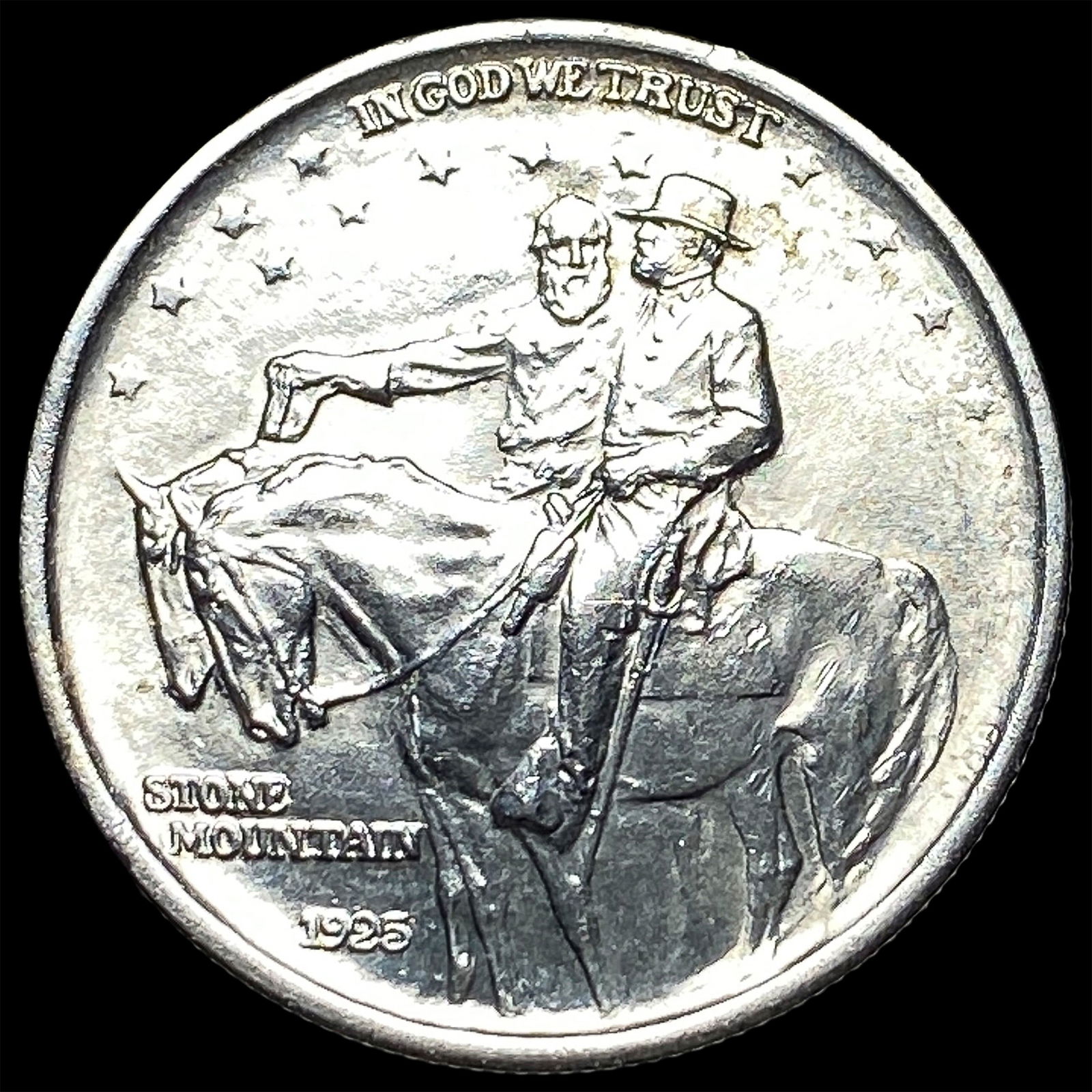 1925 Silver Stone Mountain Half Dollar CHOICE BU: 1925 Silver Stone Mountain Half Dollar CHOICE BU
