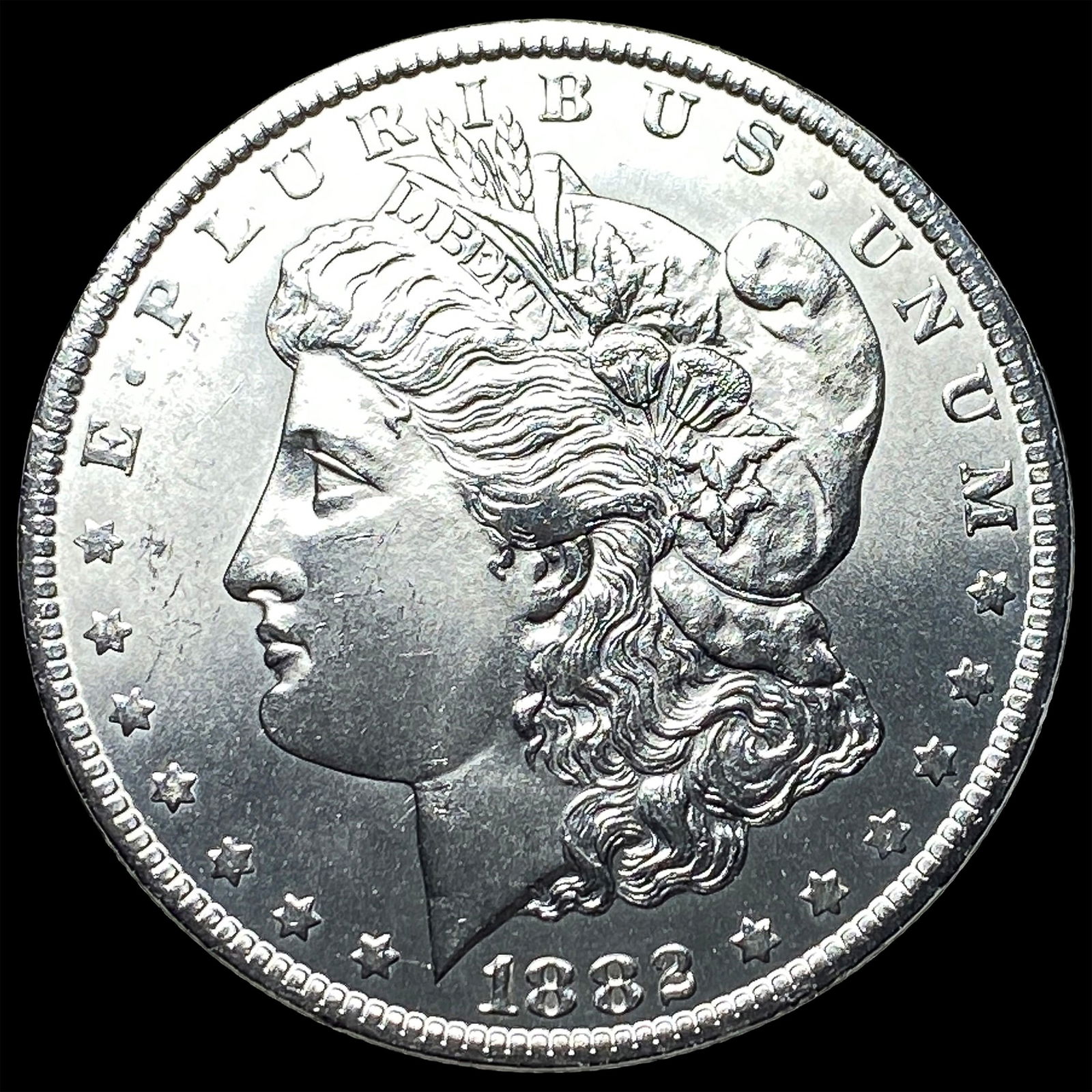 1882-CC Silver Morgan Dollar CHOICE BU (1 of 2)