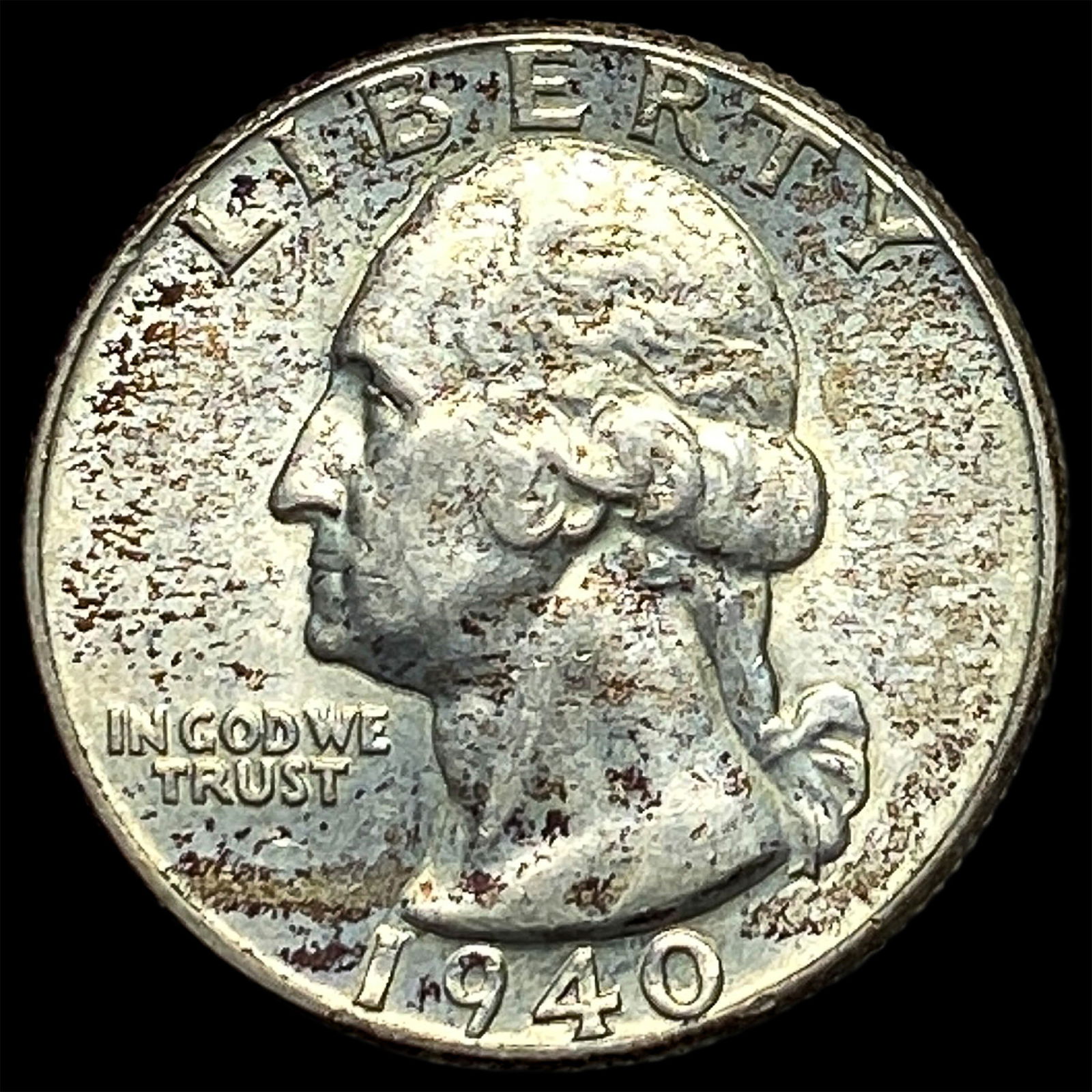 1940 Washington Silver Quarter CHOICE BU: 1940 Washington Silver Quarter CHOICE BU