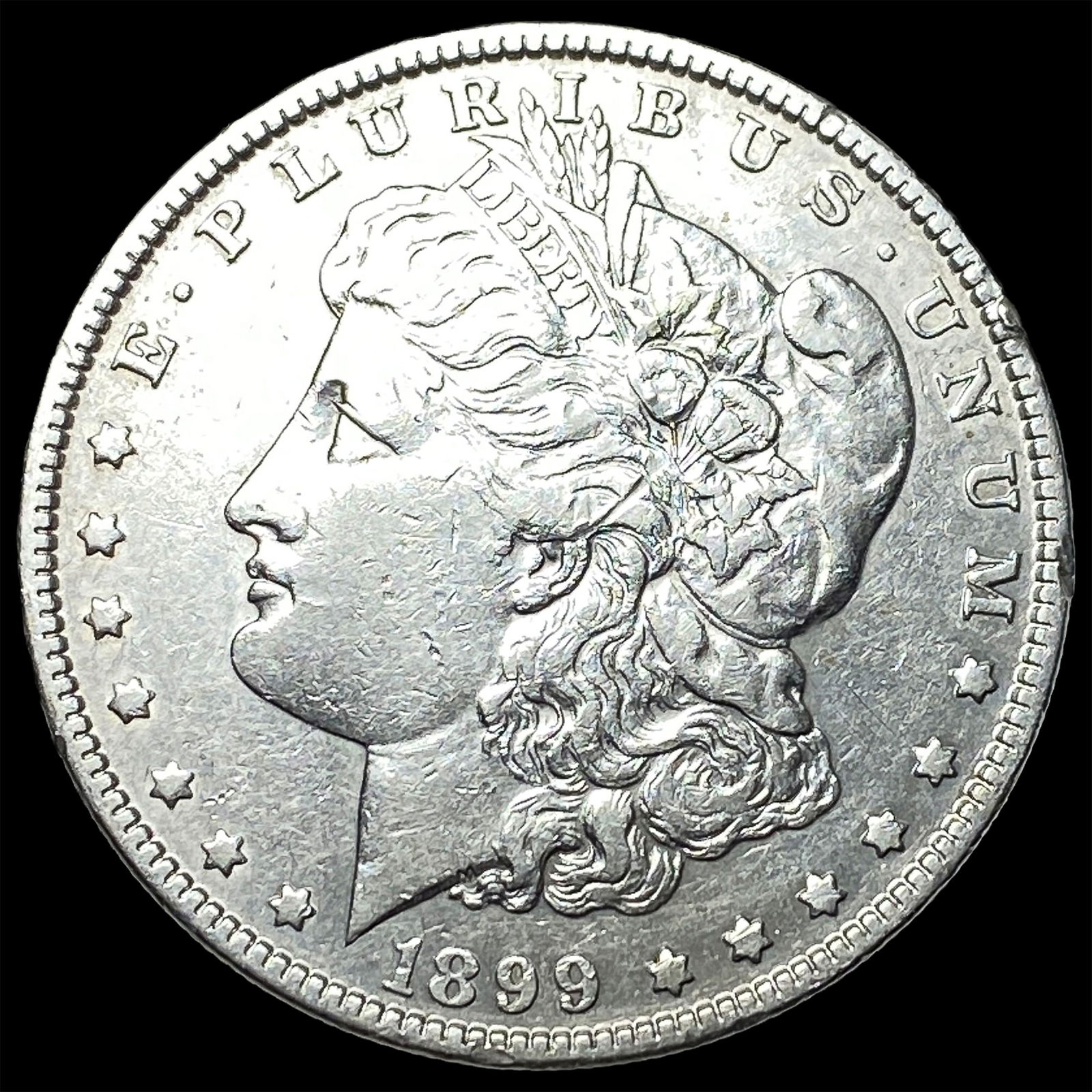 1899-S Silver Morgan Dollar NEARLY UNCIRCULATED: 1899-S Silver Morgan Dollar NEARLY UNCIRCULATED