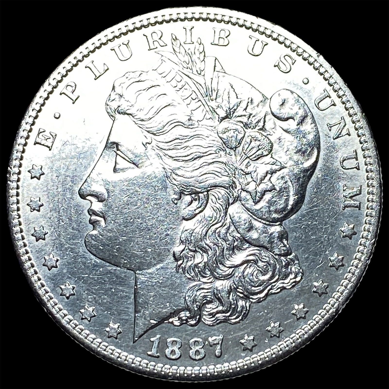 1887-S Silver Morgan Dollar UNCIRCULATED: 1887-S Silver Morgan Dollar UNCIRCULATED