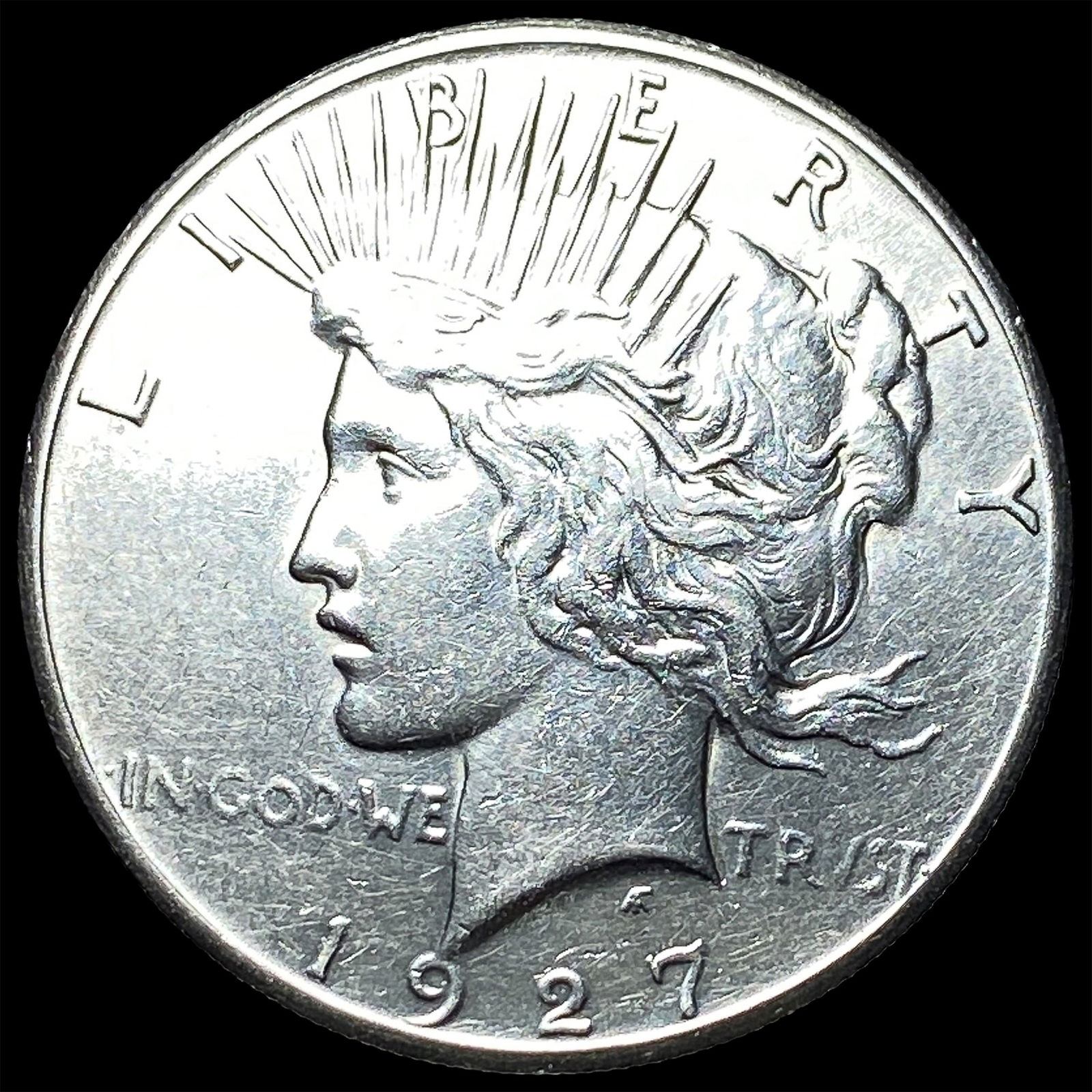 1927 Silver Peace Dollar CLOSELY UNCIRCULATED: 1927 Silver Peace Dollar CLOSELY UNCIRCULATED