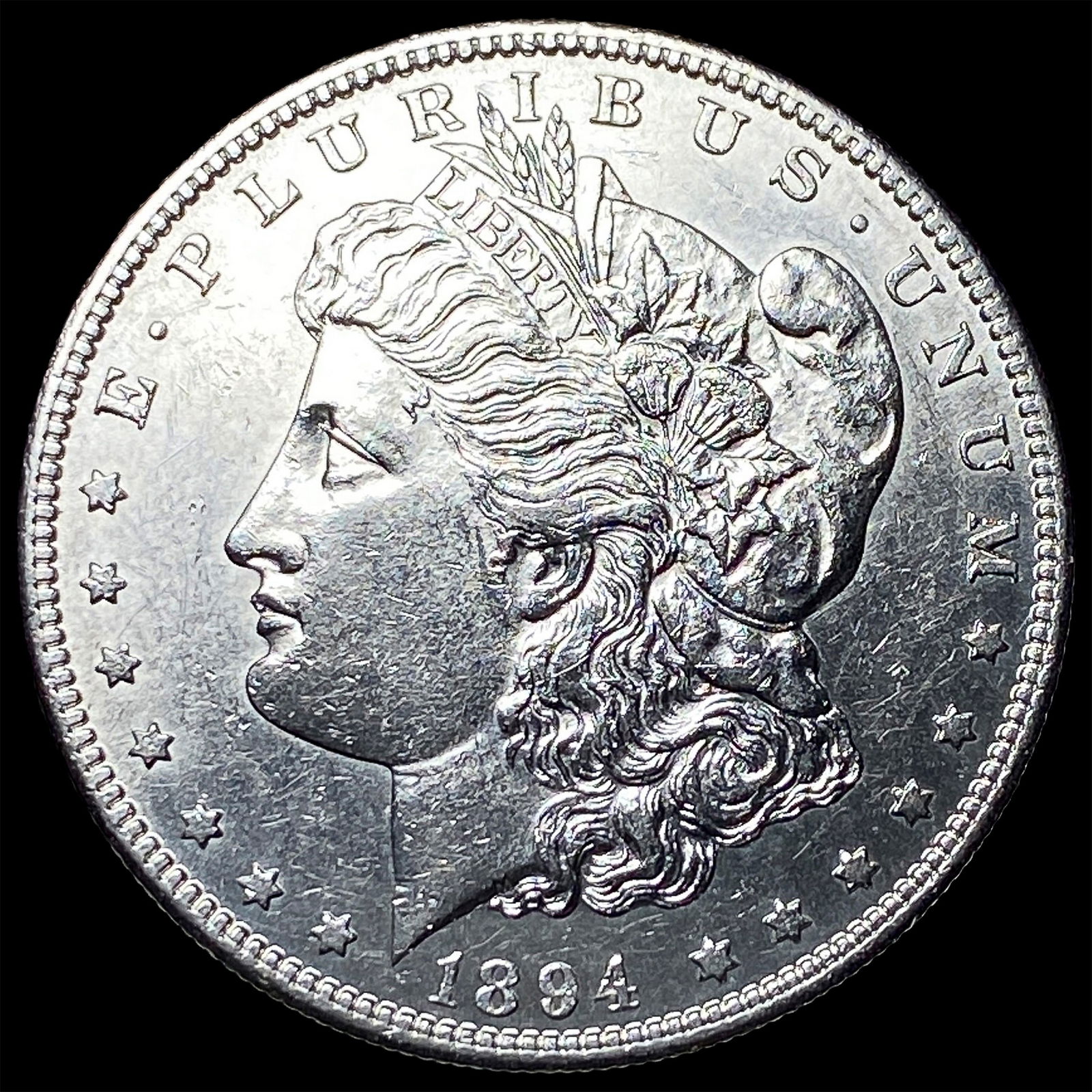 1894-S Silver Morgan Dollar CHOICE AU: 1894-S Silver Morgan Dollar CHOICE AU