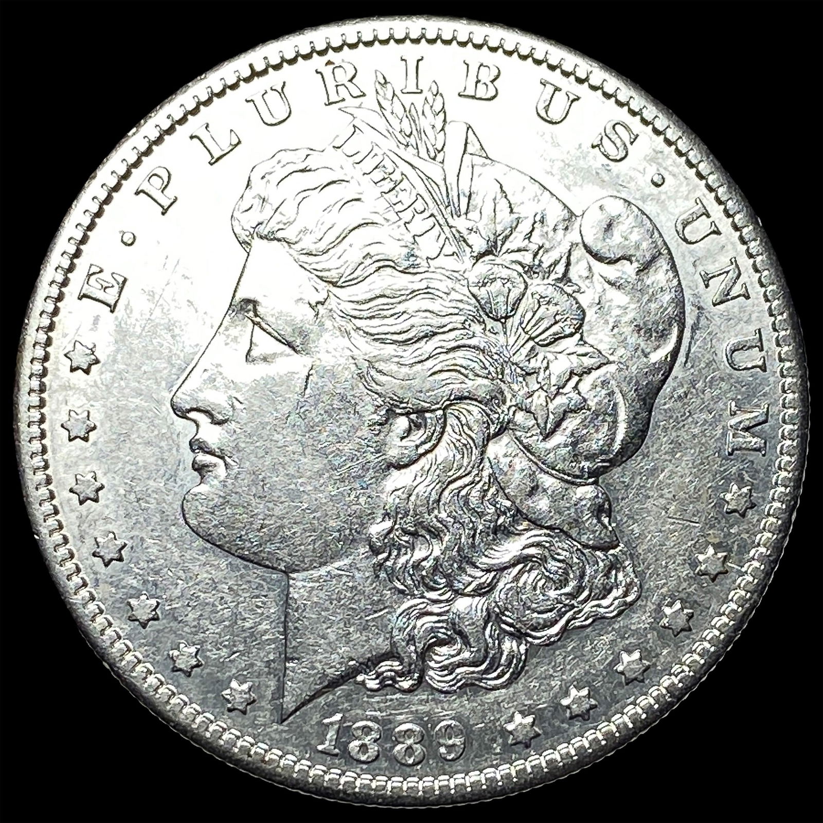 1889-S Silver Morgan Dollar CLOSELY UNCIRCULATED: 1889-S Silver Morgan Dollar CLOSELY UNCIRCULATED