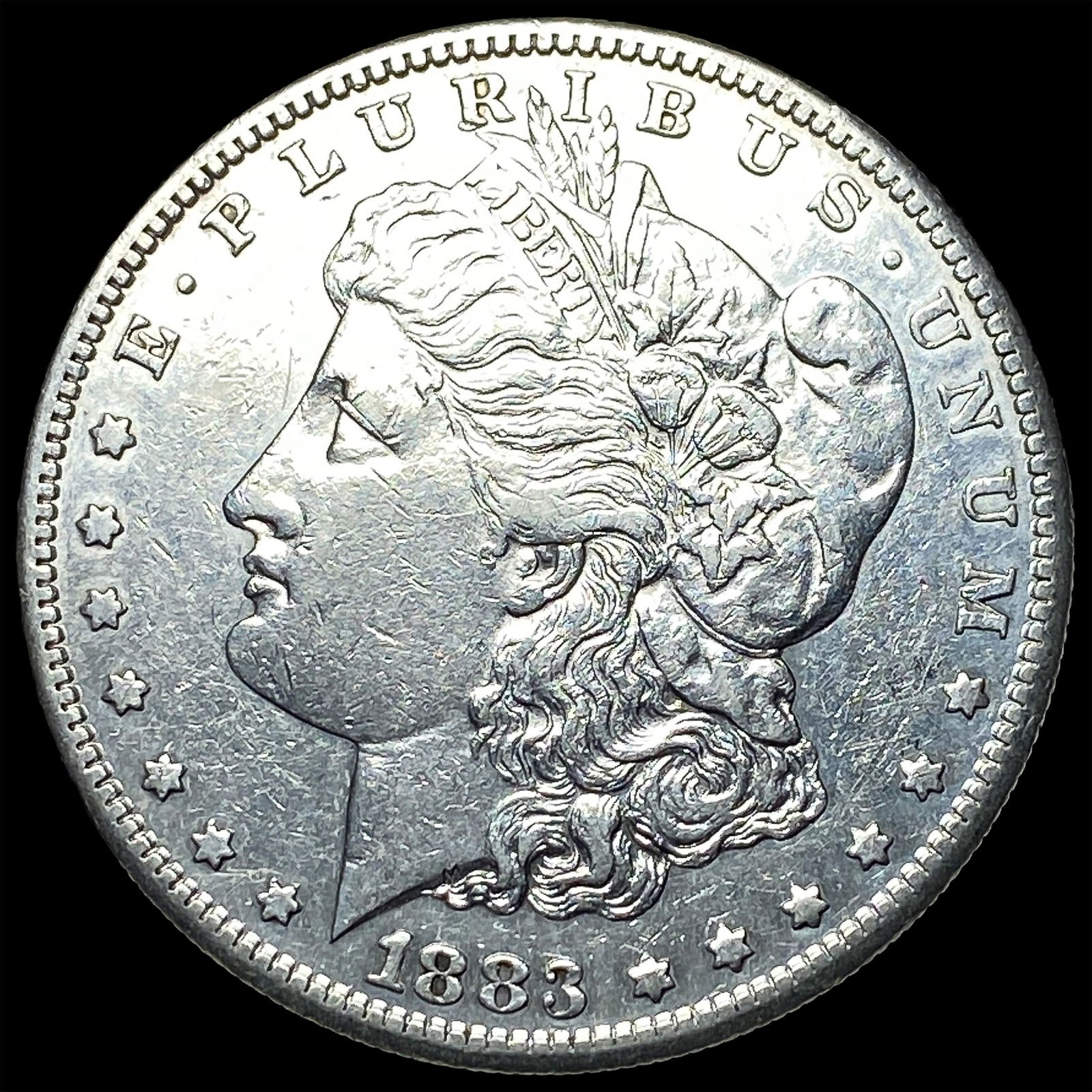 1883-S Silver Morgan Dollar CLOSELY UNCIRCULATED: 1883-S Silver Morgan Dollar CLOSELY UNCIRCULATED