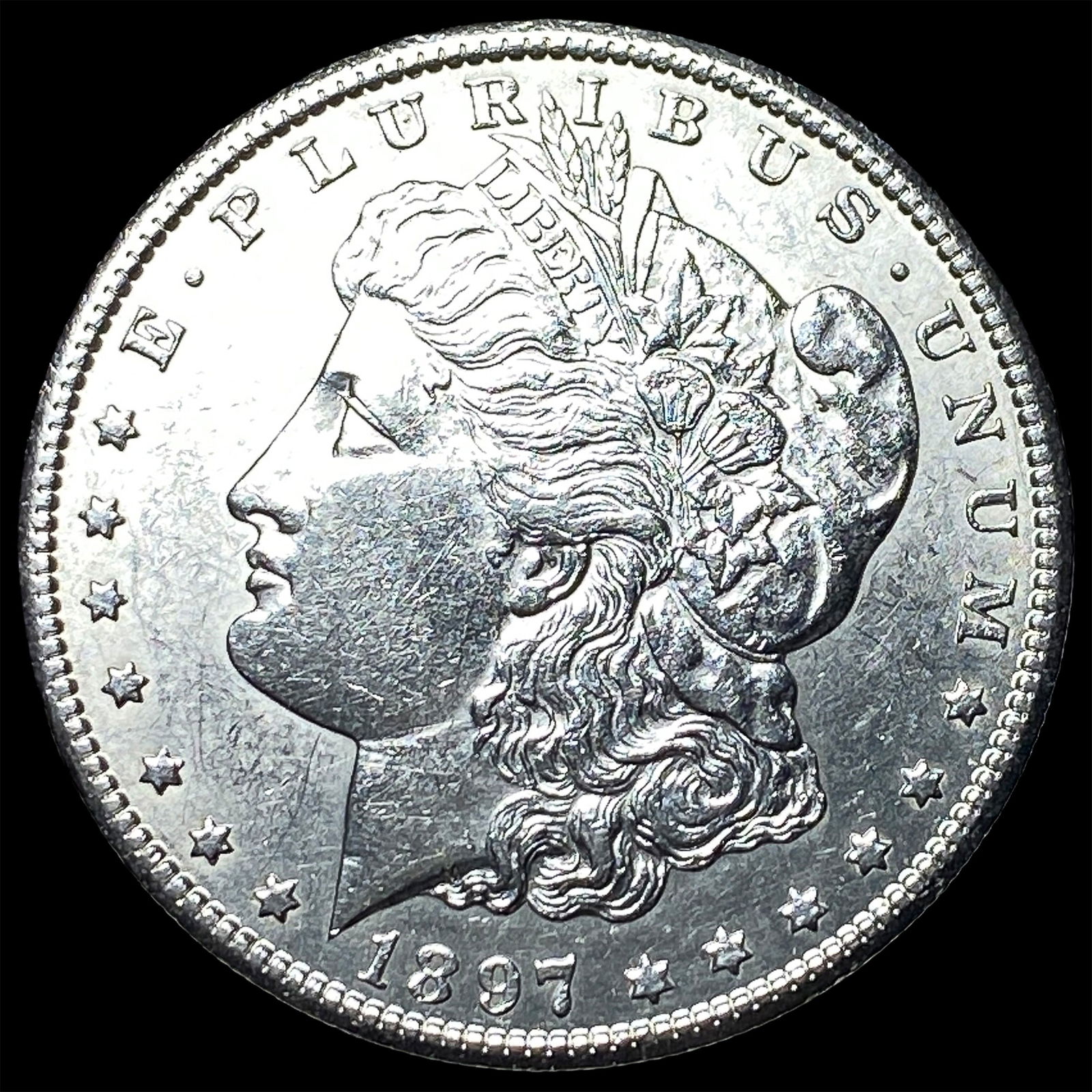 1897-S Silver Morgan Dollar UNCIRCULATED: 1897-S Silver Morgan Dollar UNCIRCULATED