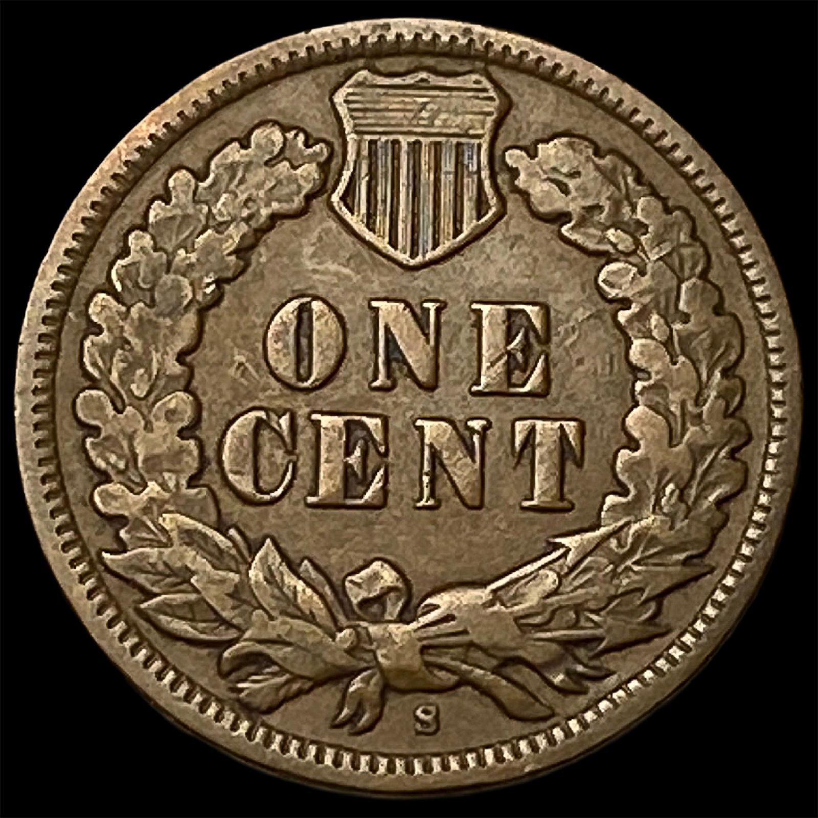 1908-S Indian Head Cent LIGHTLY CIRCULATED - 2