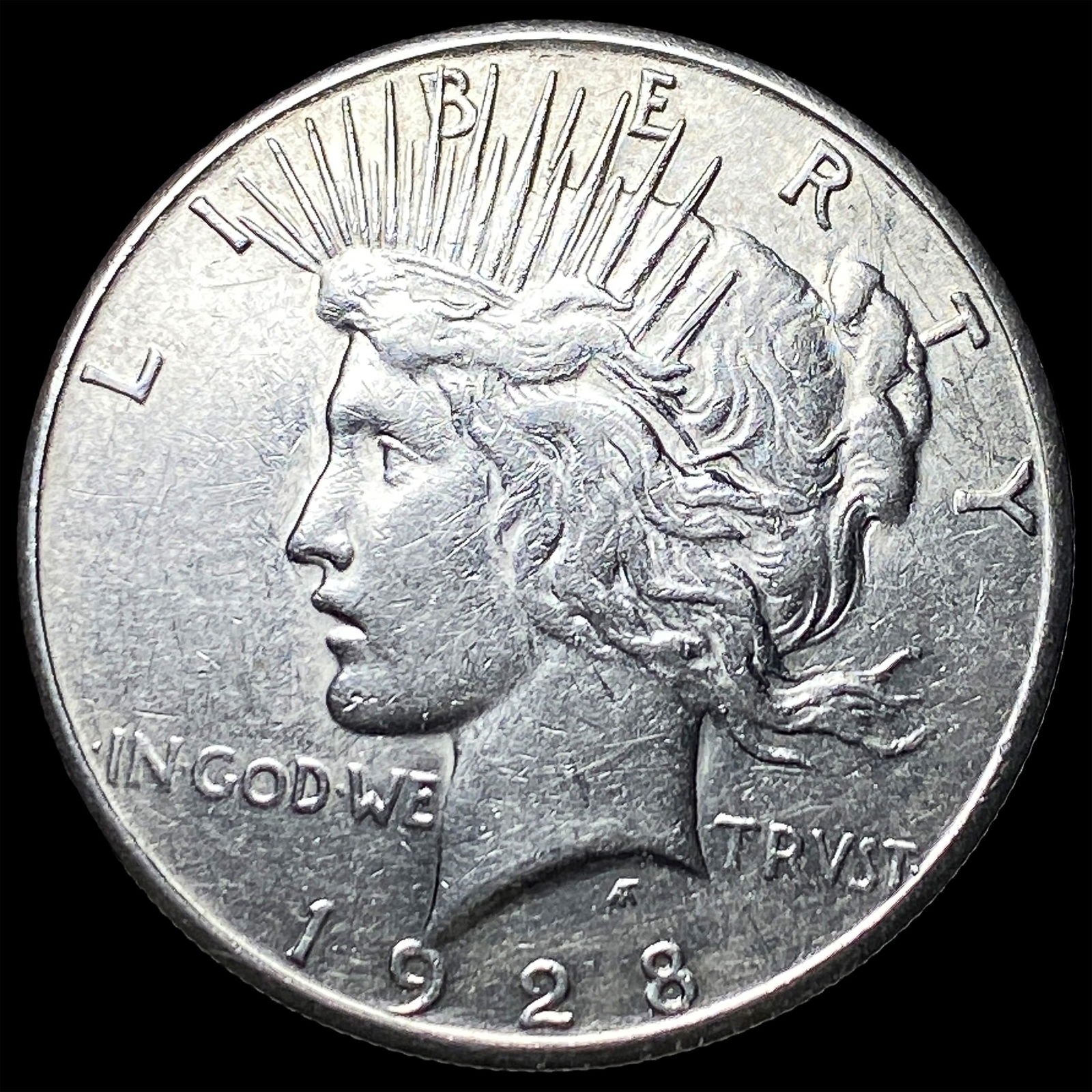 1928 Peace Silver Dollar CLOSELY UNCIRCULATED: 1928 Peace Silver Dollar CLOSELY UNCIRCULATED