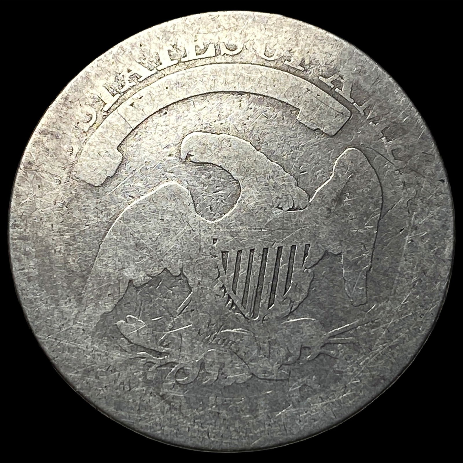 1827 Capped Bust Half Dollar NICELY CIRCULATED - 2