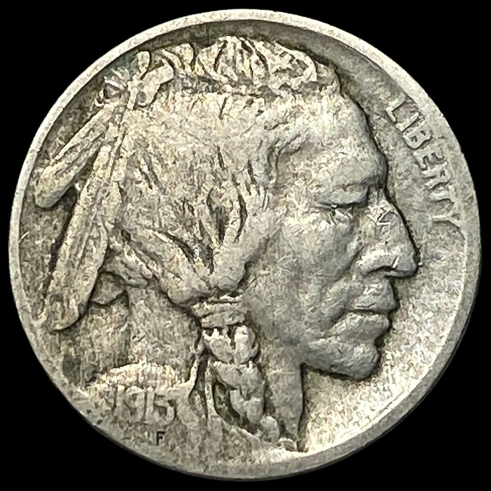 1915-D Buffalo Nickel NEARLY UNCIRCULATED (1 of 2)