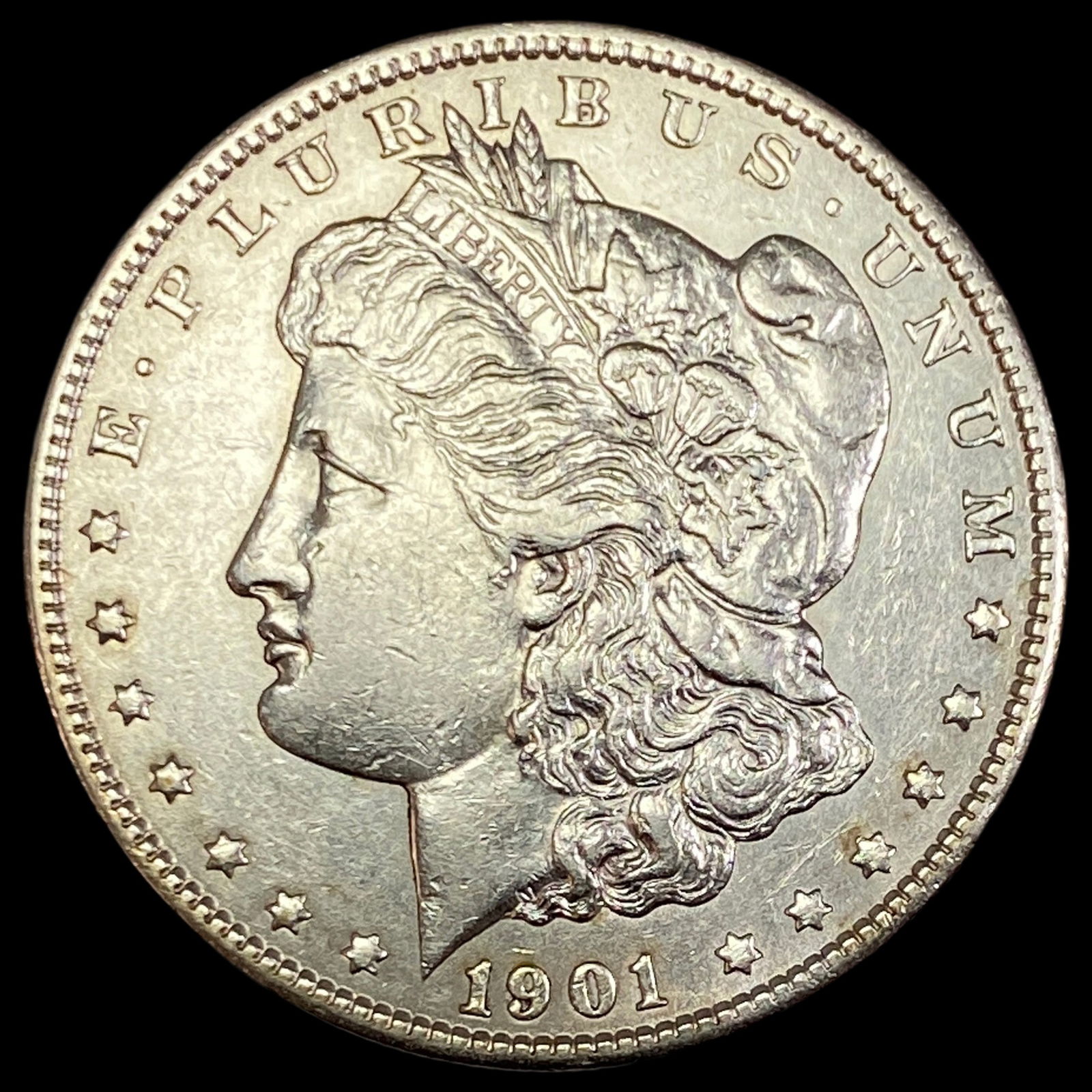 1901 Silver Morgan Dollar CLOSELY UNCIRCULATED: 1901 Silver Morgan Dollar CLOSELY UNCIRCULATED