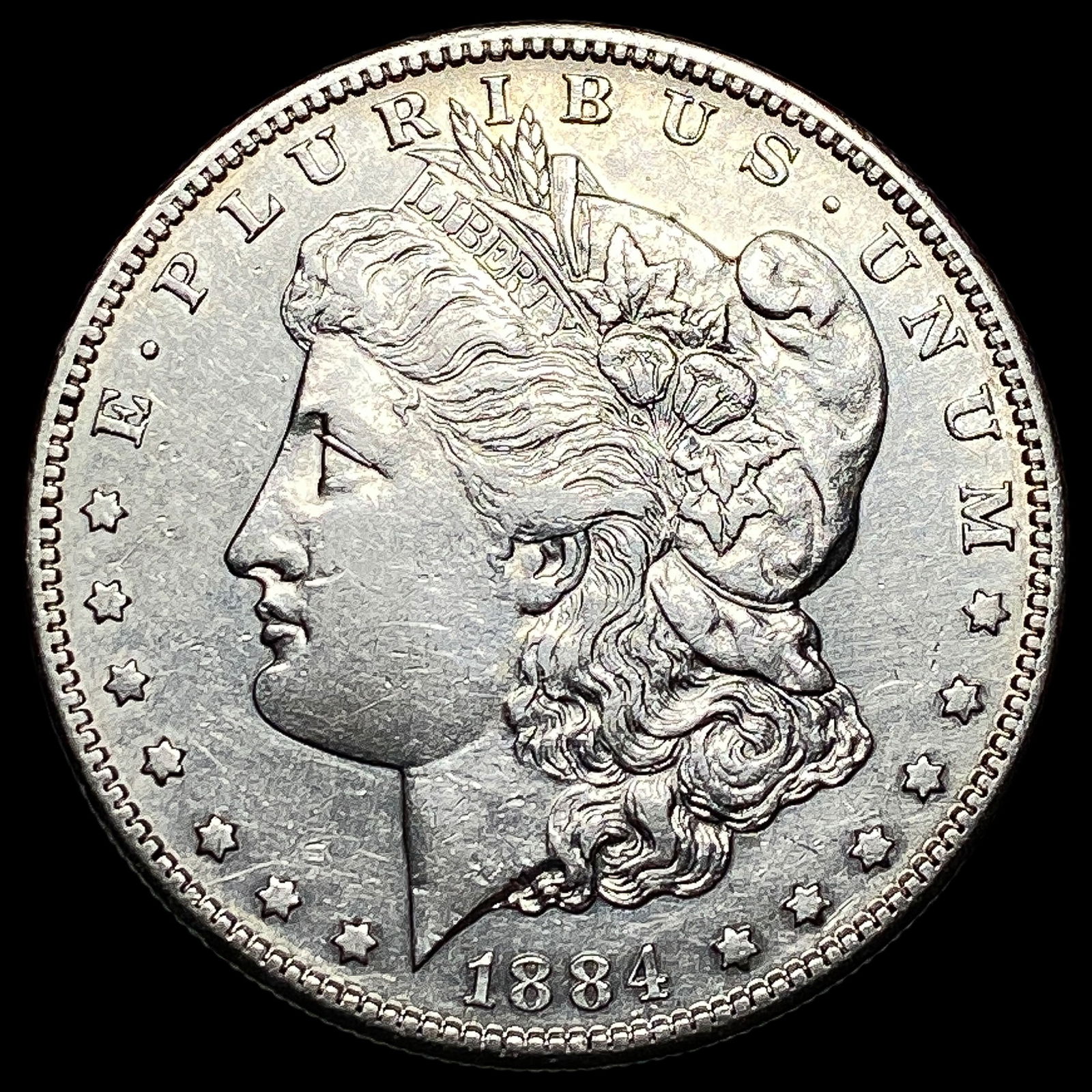 1884-S Silver Morgan Dollar CLOSELY UNCIRCULATED: 1884-S Silver Morgan Dollar CLOSELY UNCIRCULATED