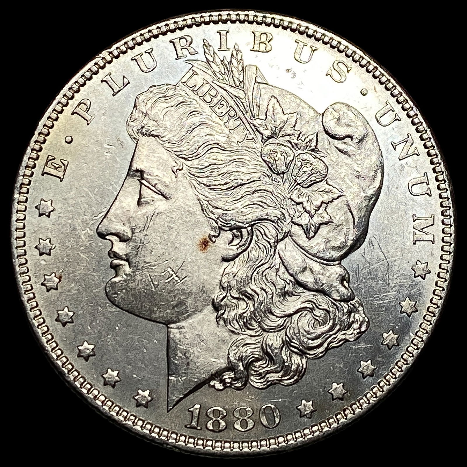 1880-O Micro O Silver Morgan Dollar CHOICE BU: 1880-O Micro O Silver Morgan Dollar CHOICE BU